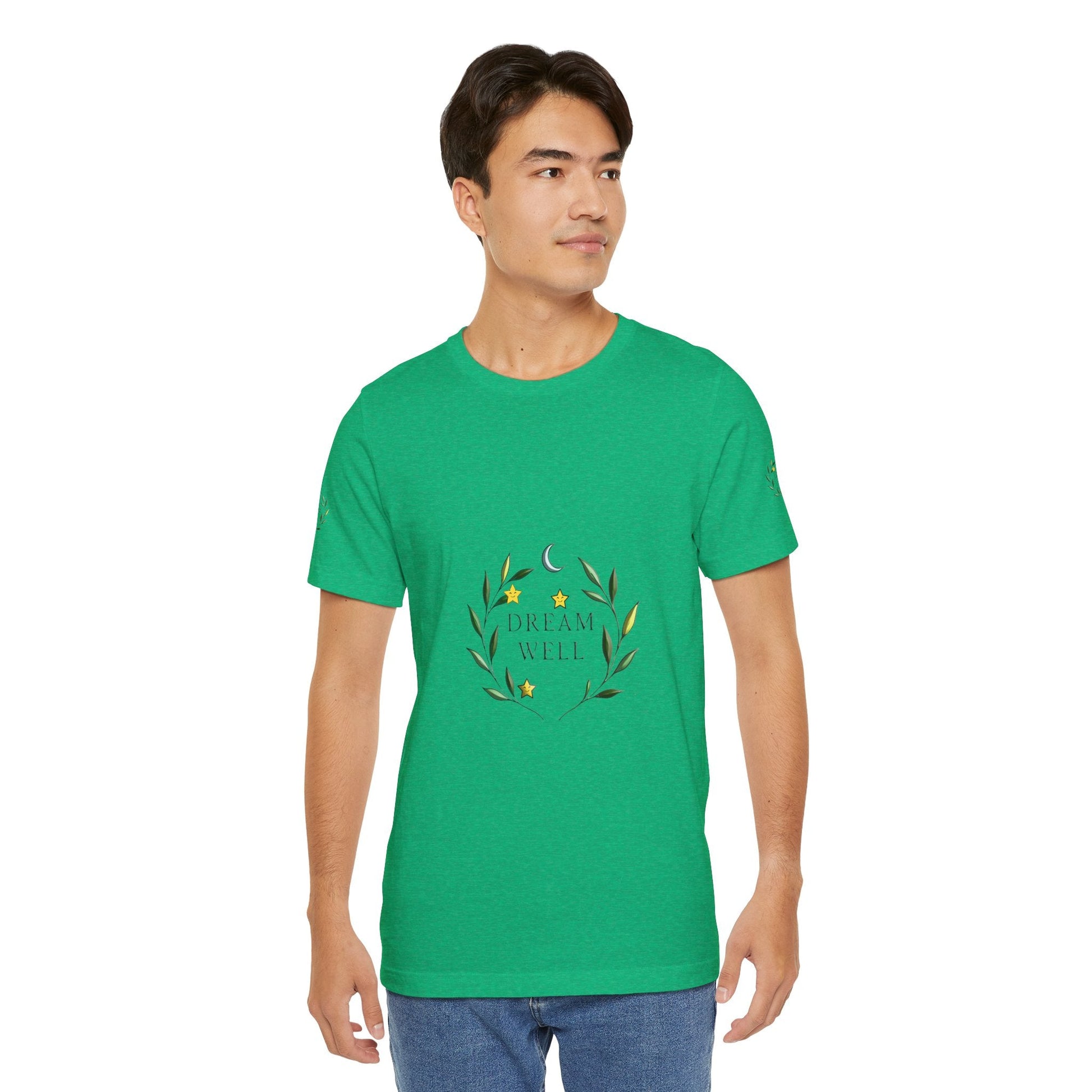 Dream Well Unisex Jersey T-shirt | Relaxed Fit, Care, or Relaxation