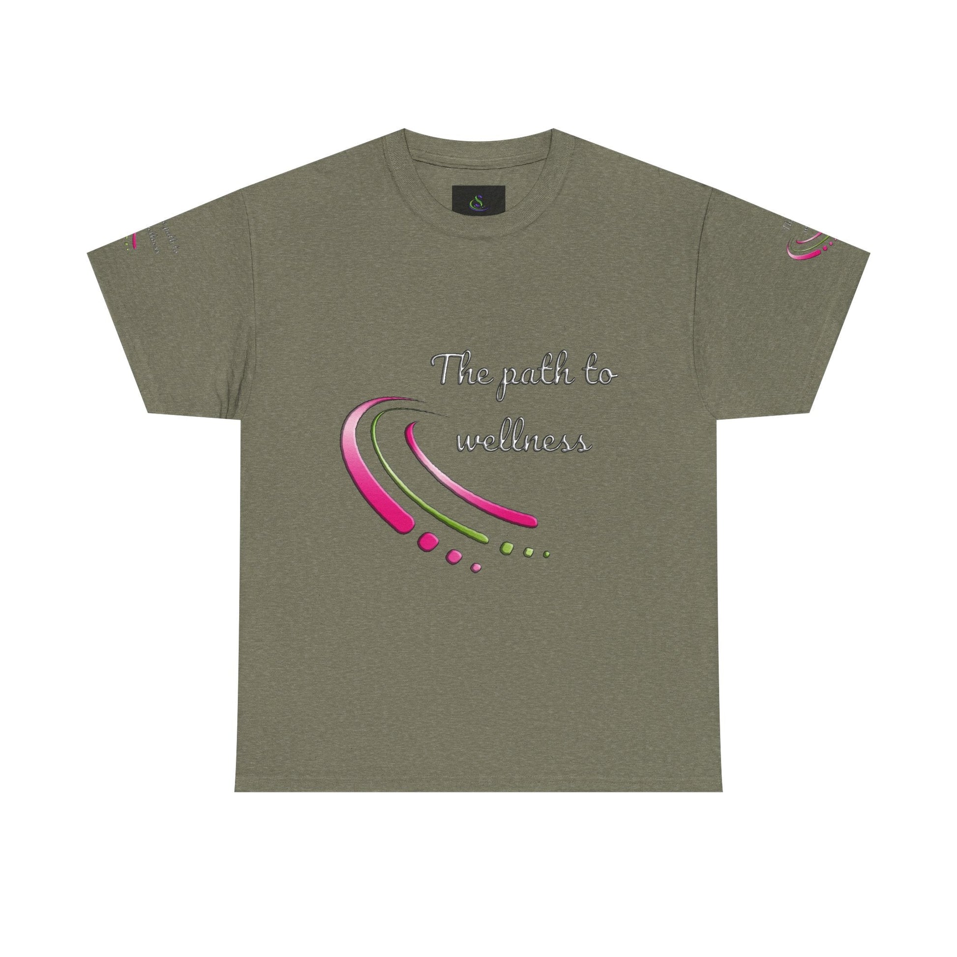 Unisex Welllness Heavy Cotton T-shirt - The Path To Wellness  Everyday