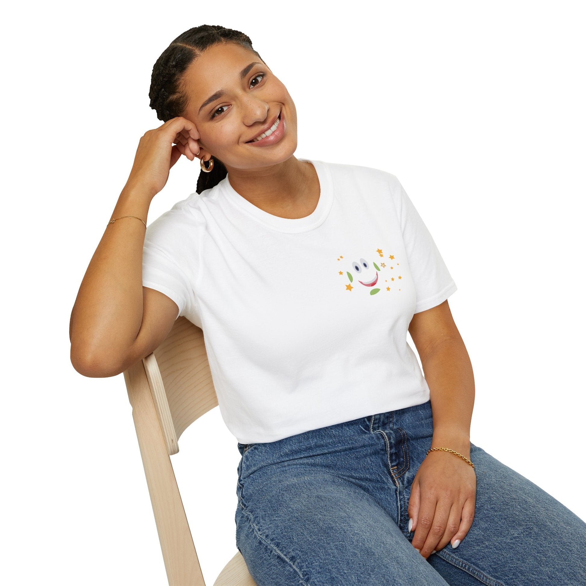 Unisex Softstyle t-shirt - Choose Happiness And Stay Positive