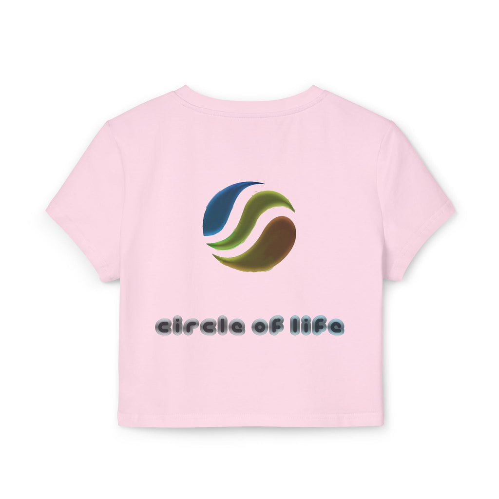 Pink Women Baby t-shirt - Circle of Life | Unique & Stylish Fit