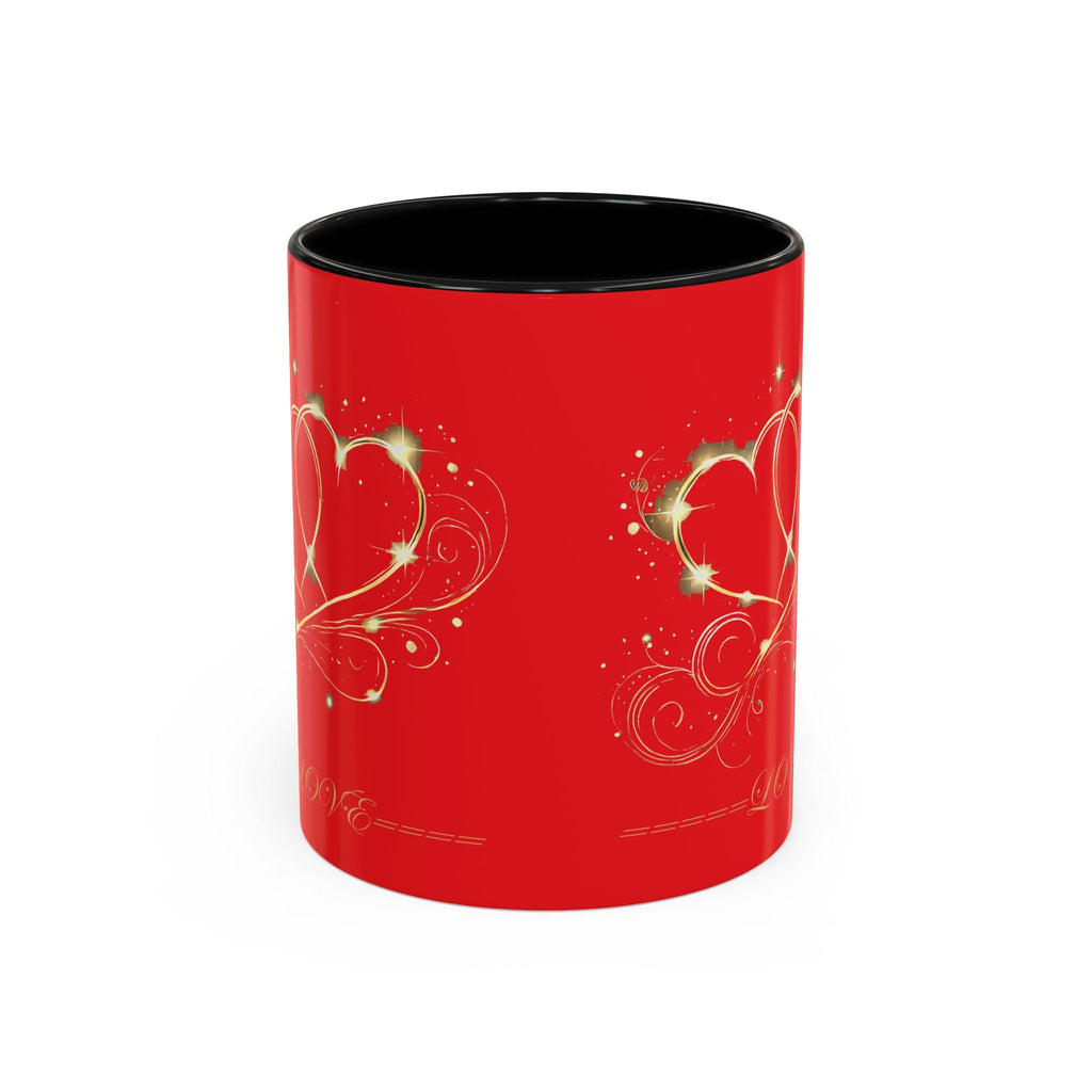 Accent Coffee Mug - (11, 15oz) Valentine Mug Special Bold Color