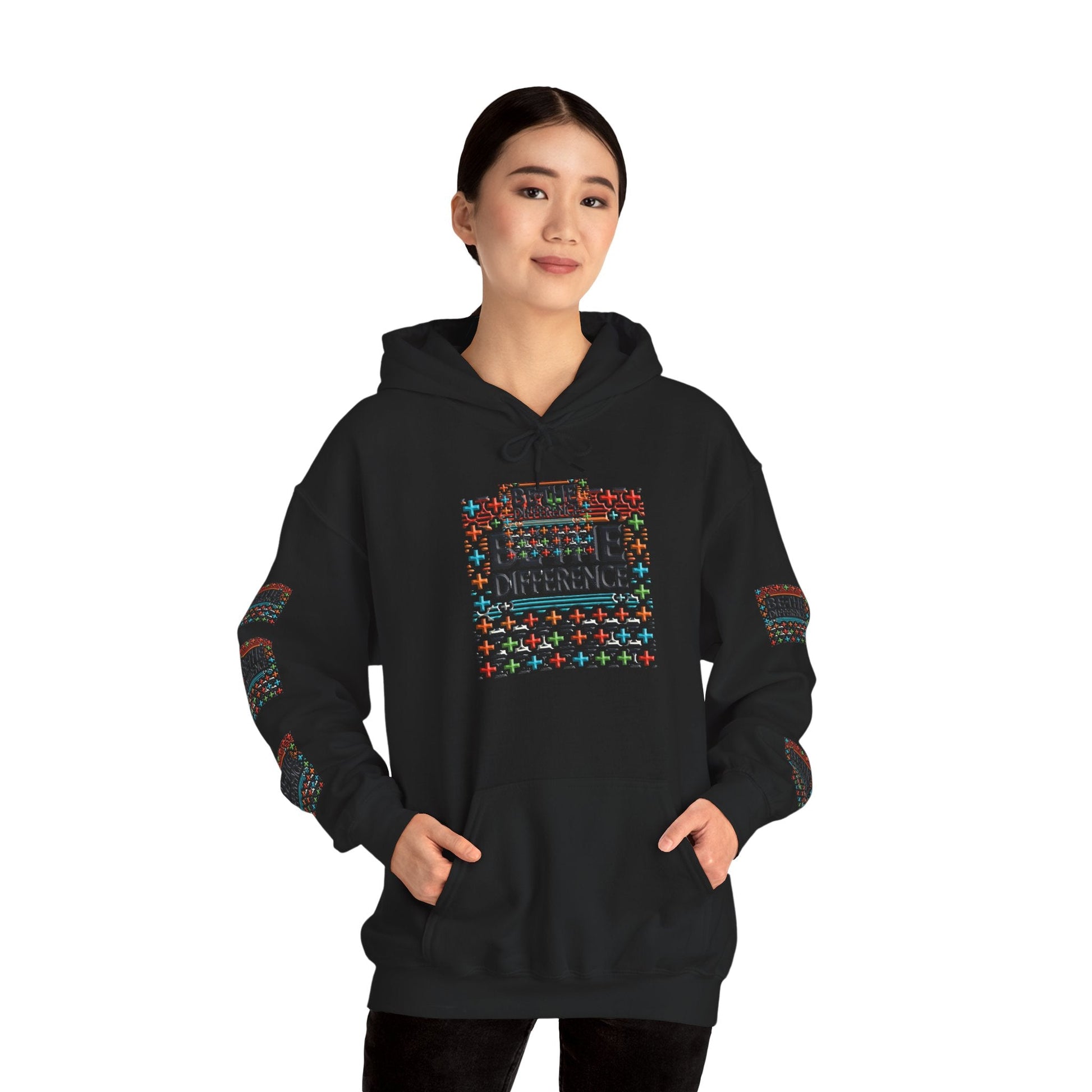 Heavy Blend - Hooded Sweatshirt Be The Difference Cozy, Soft, Stylish