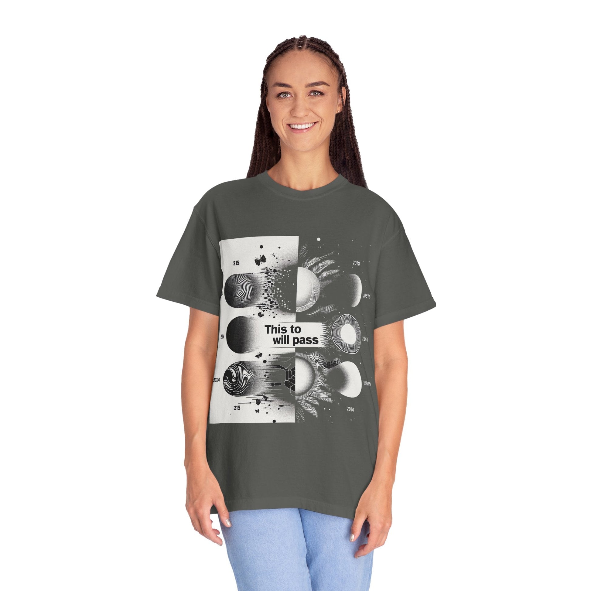 Unisex Garment-Dyed T-shirt This Too Shall Pass - Be Faithful