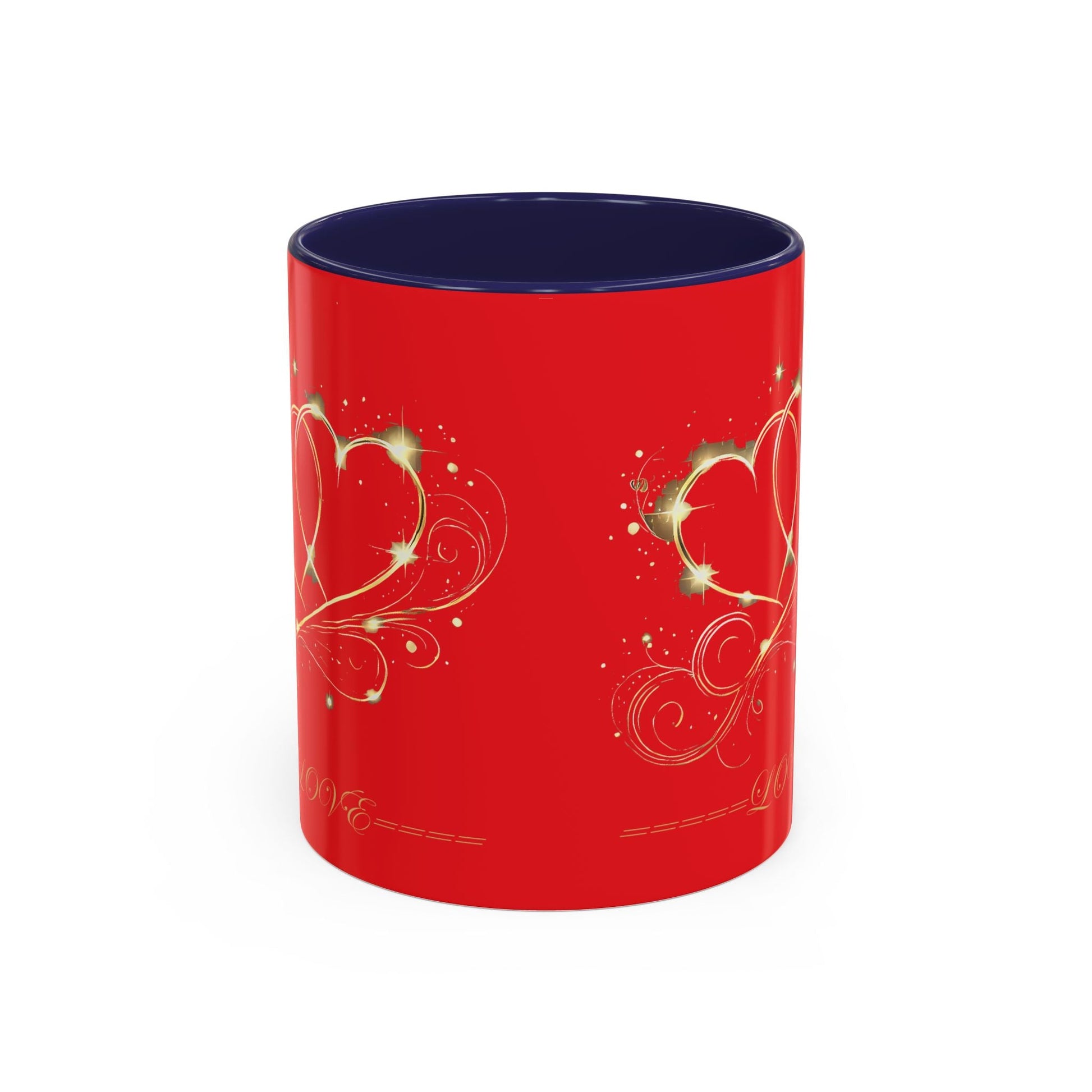 Accent Coffee Mug - (11, 15oz) Valentine Mug Special Bold Color