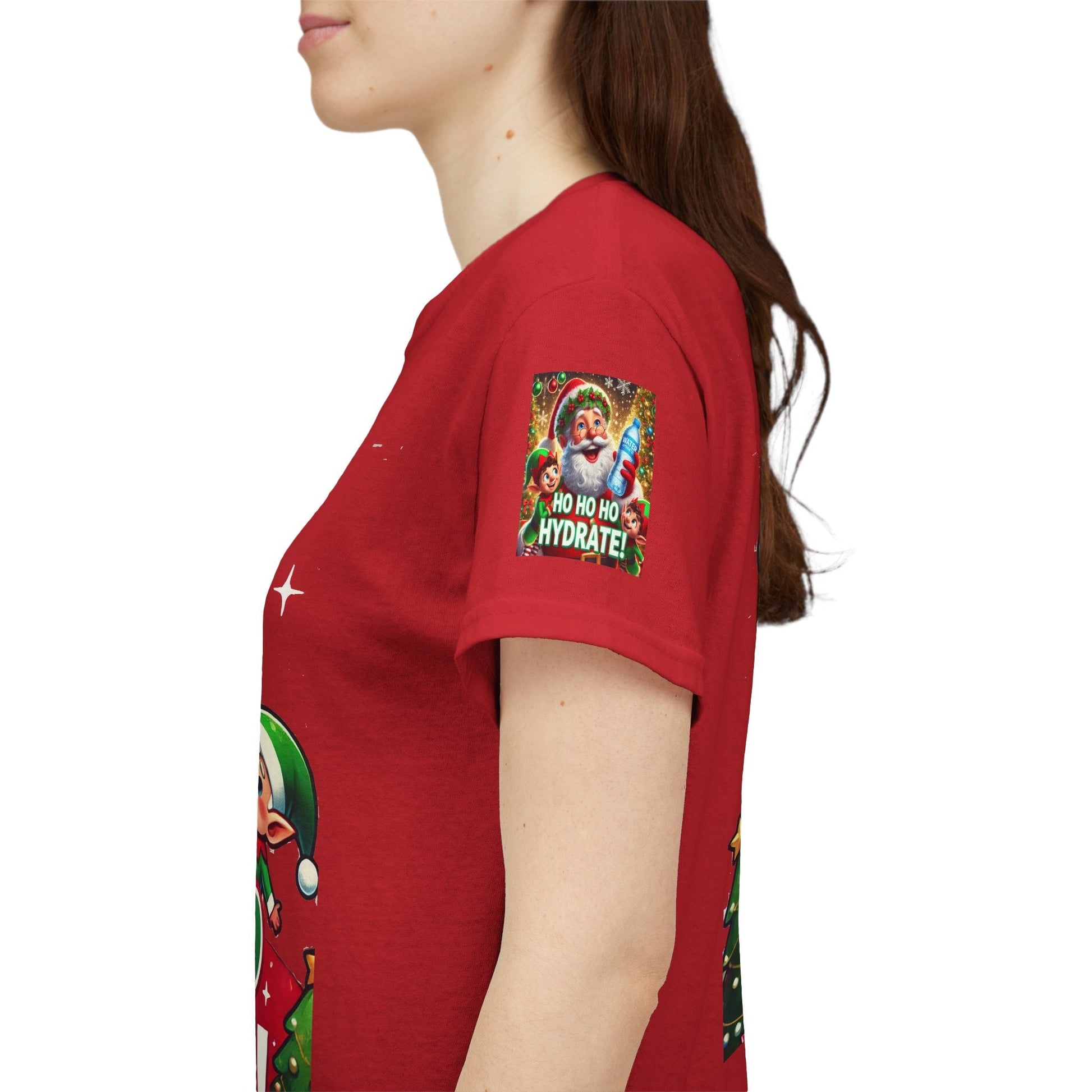 Unisex Heavy Cotton T-shirt - Christmas Tee- Have A Happy Season