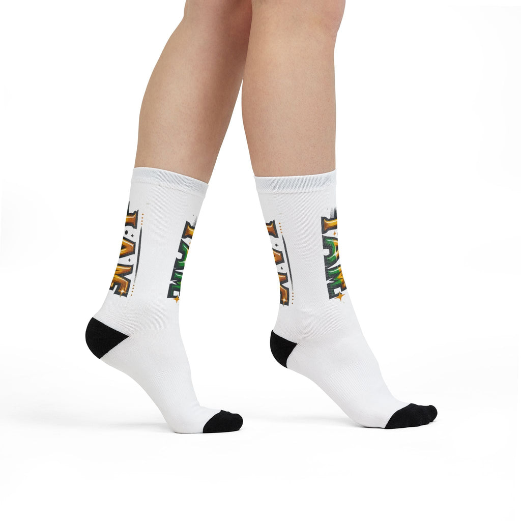 Sublimation Crew Socks - 'Say Who You Are' Bold & Comfortable