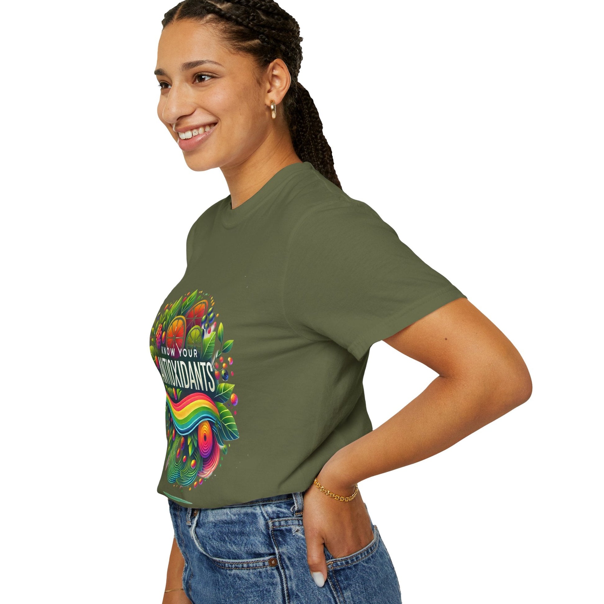 Unisex Garment-Dyed T-shirt Know Your Antioxidants Feel the Power