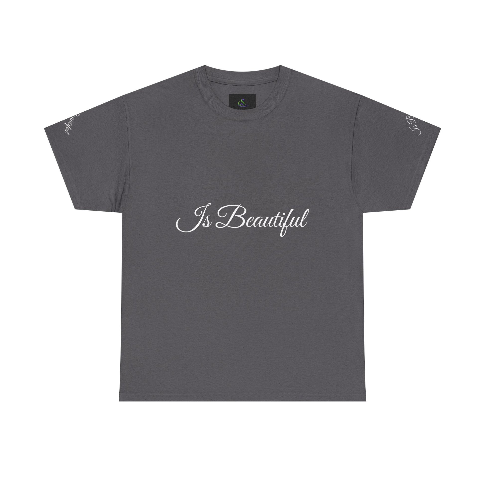 Unisex Heavy Cotton T-shirt - Is Beautiful Classic Comfort & Lasting