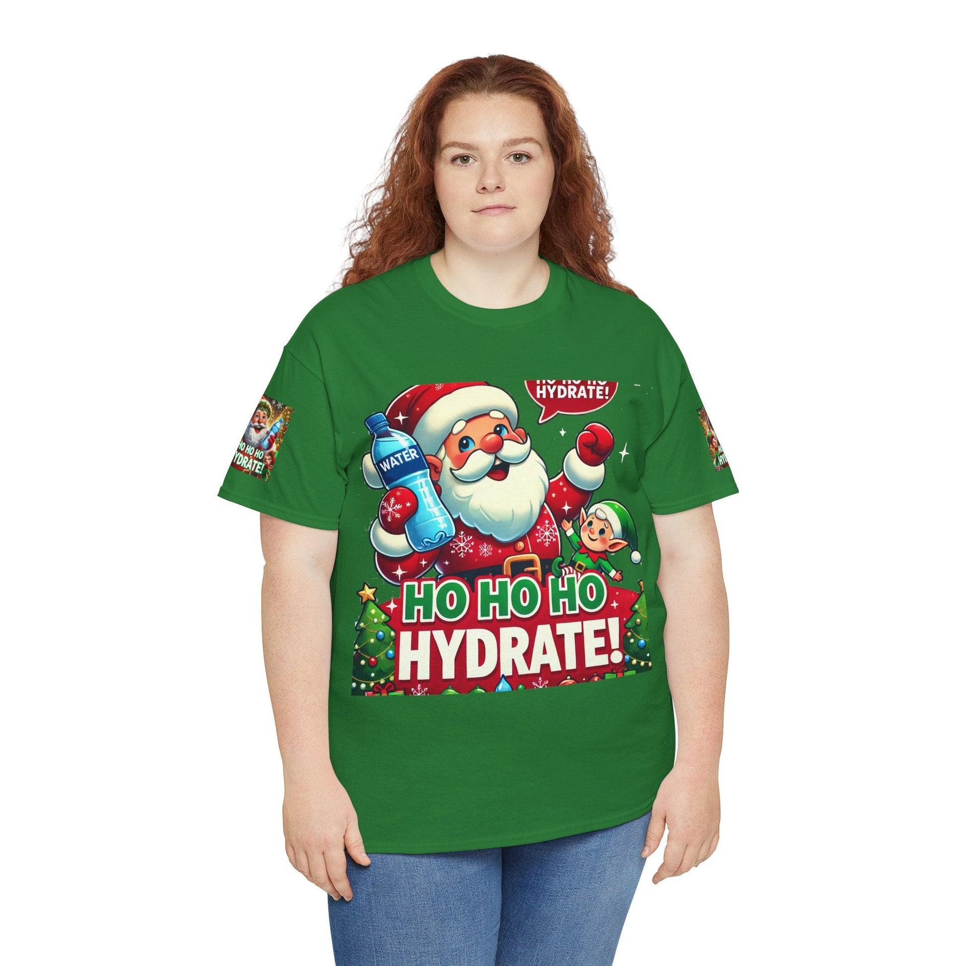 Unisex Heavy Cotton T-shirt - Christmas Tee- Have A Happy Season