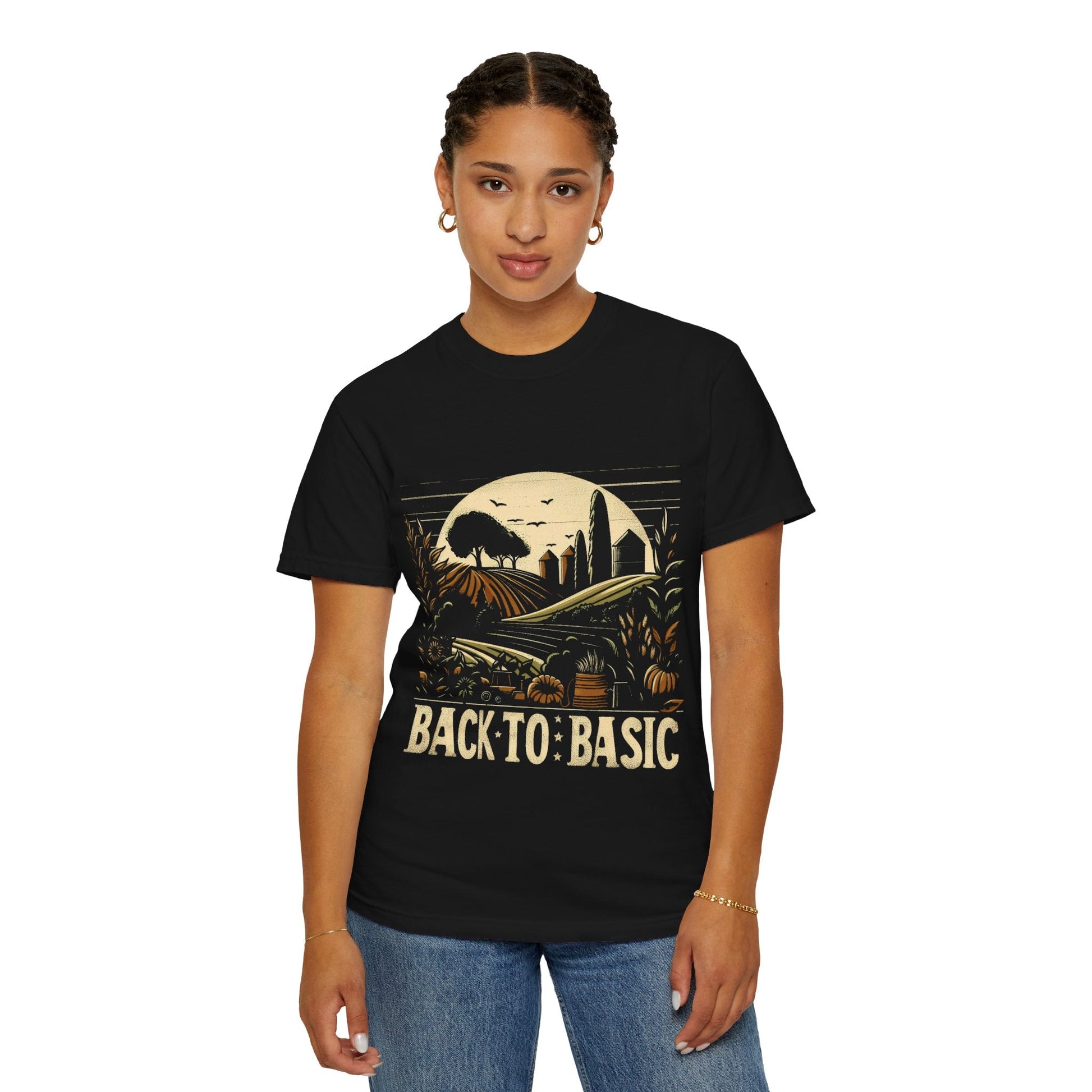 Unisex Garment-Dyed T-shirt - Back To Basic Ethically Made for Comfort