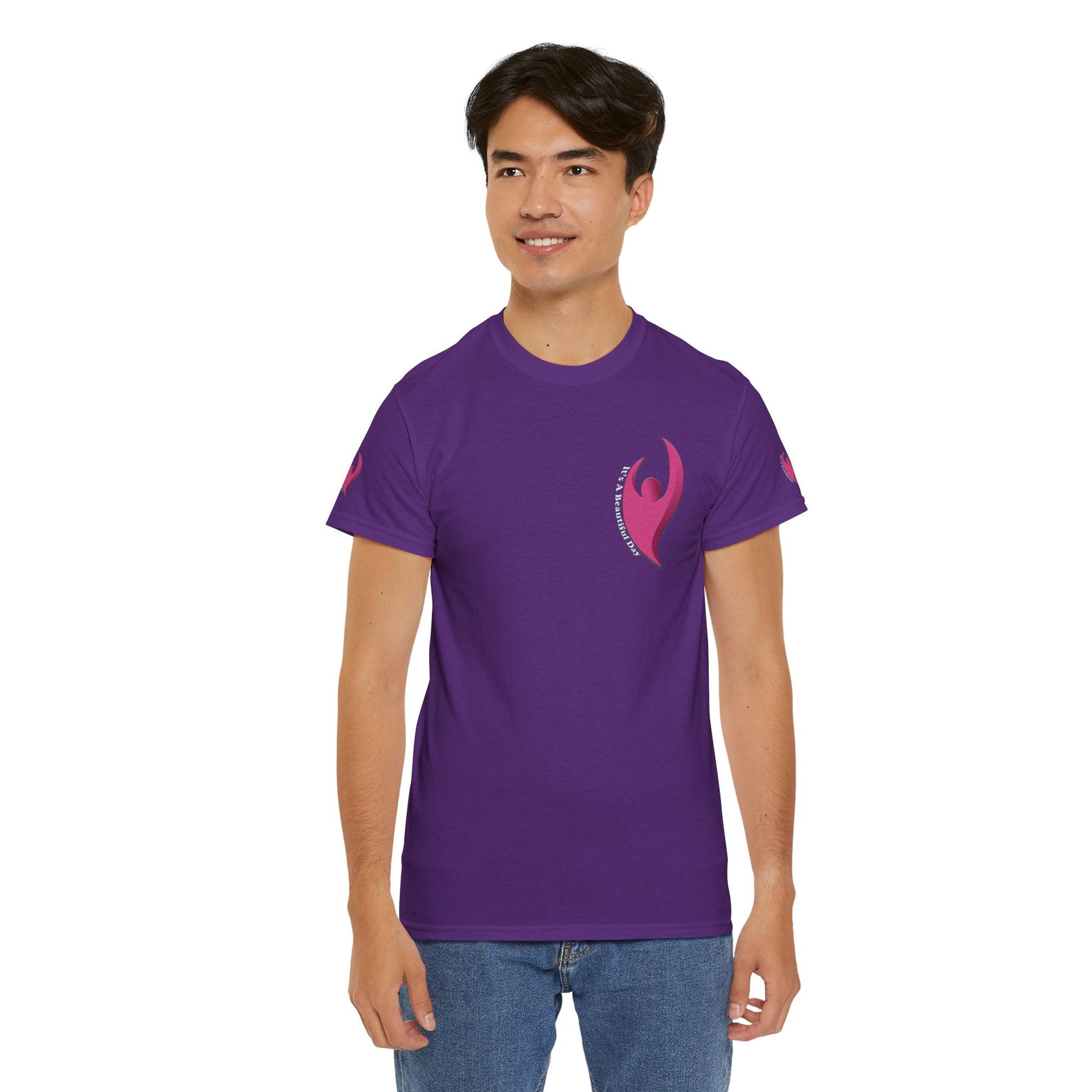 Unisex Beautiful Day Heavy Cotton T-shirt -Classic Comfort & Style