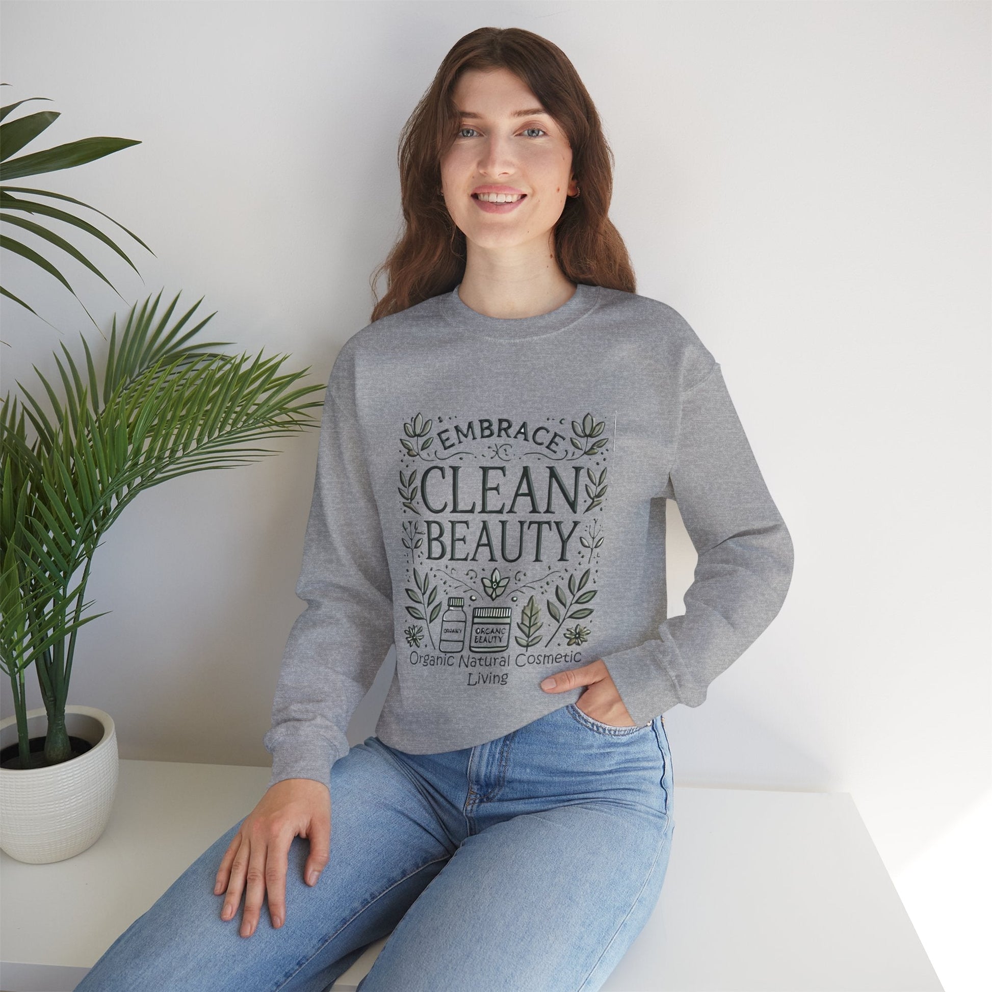 Unisex Heavy Blend - Crewneck Sweatshirt Feel Warm & Cozy