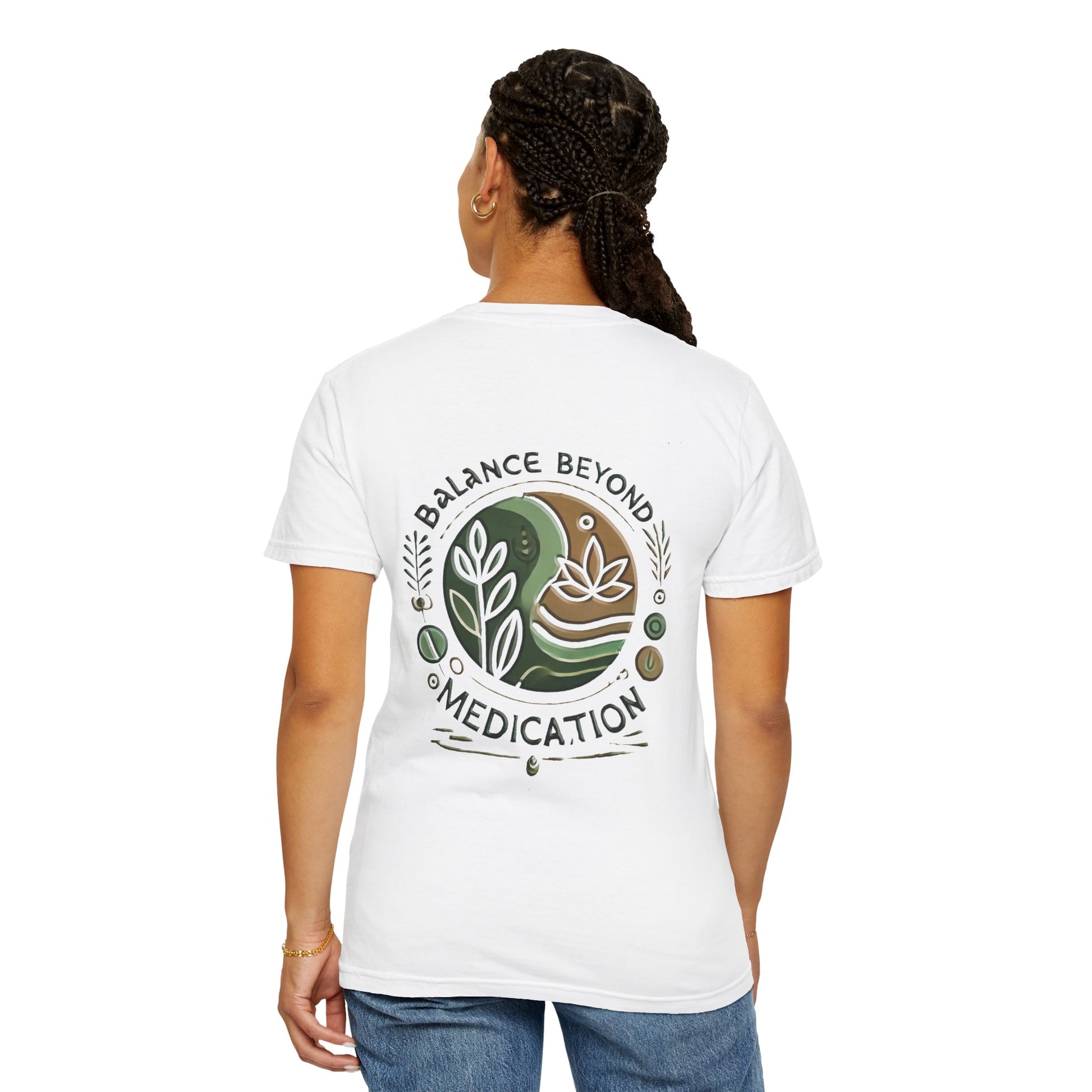 Balance Beyond Medication Unisex Garment-Dyed T-Shirt