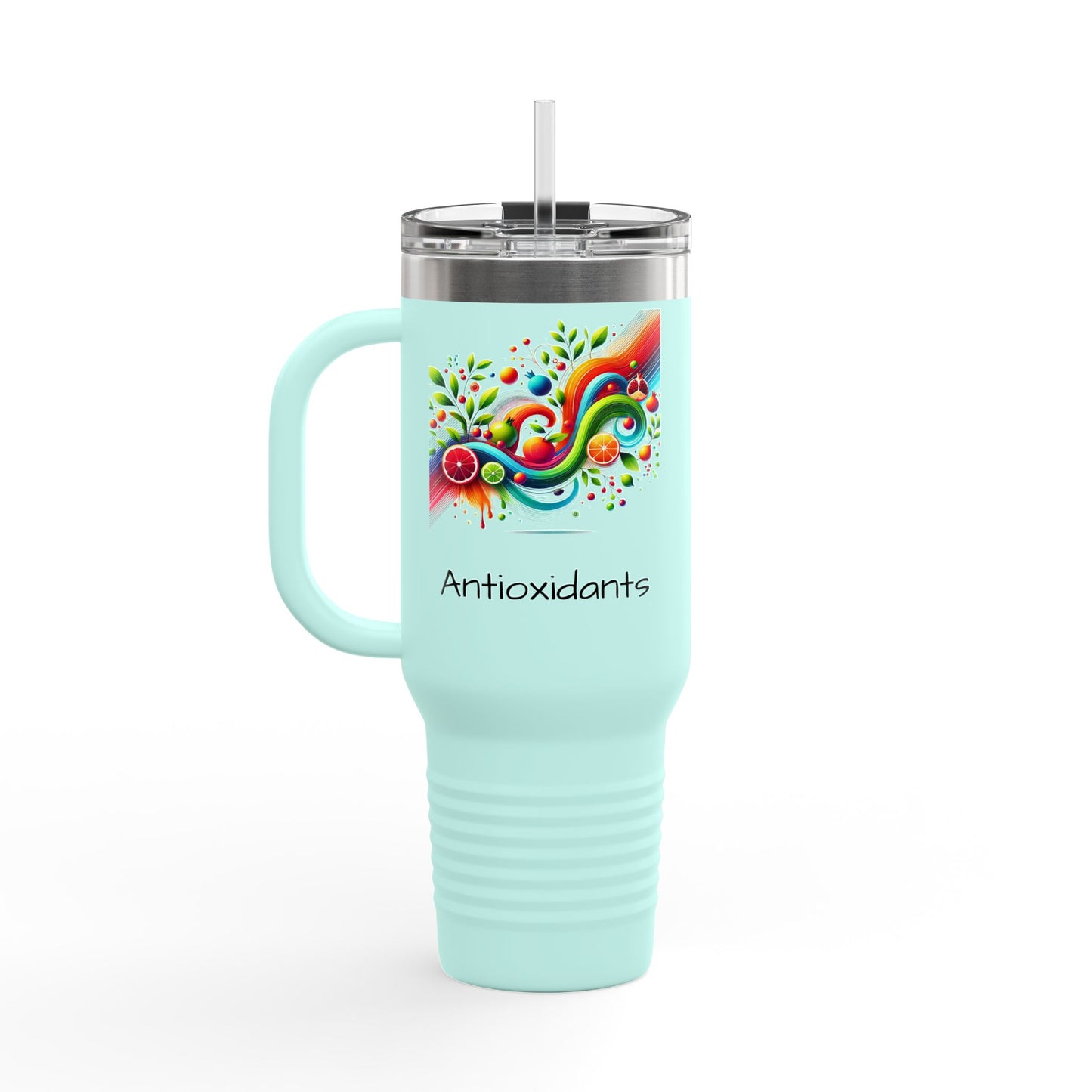 Insulated Travel Mug, 40oz"Antioxidants"