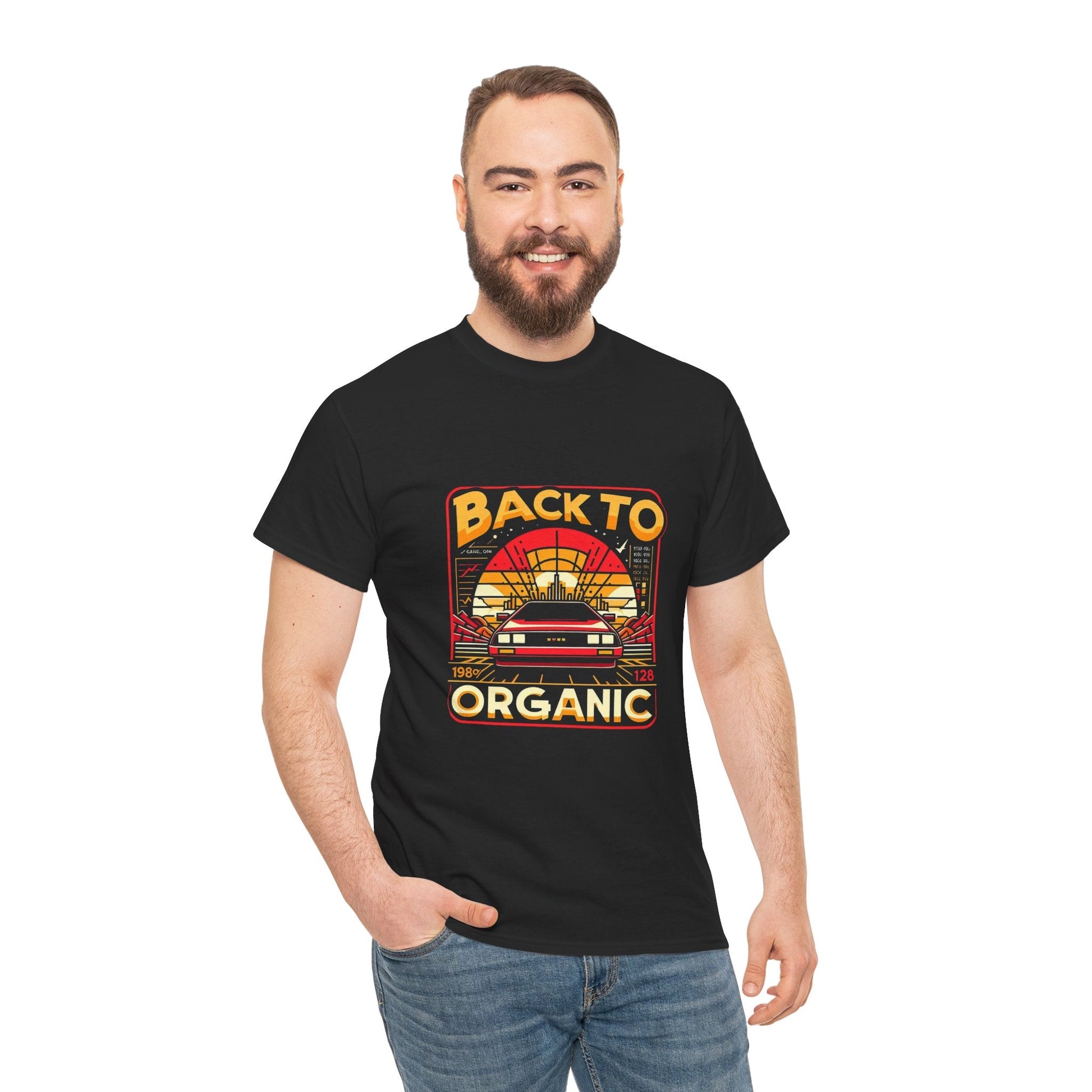 Unisex Heavy Cotton T-shirt - Classic Comfort, Style Back to Organic