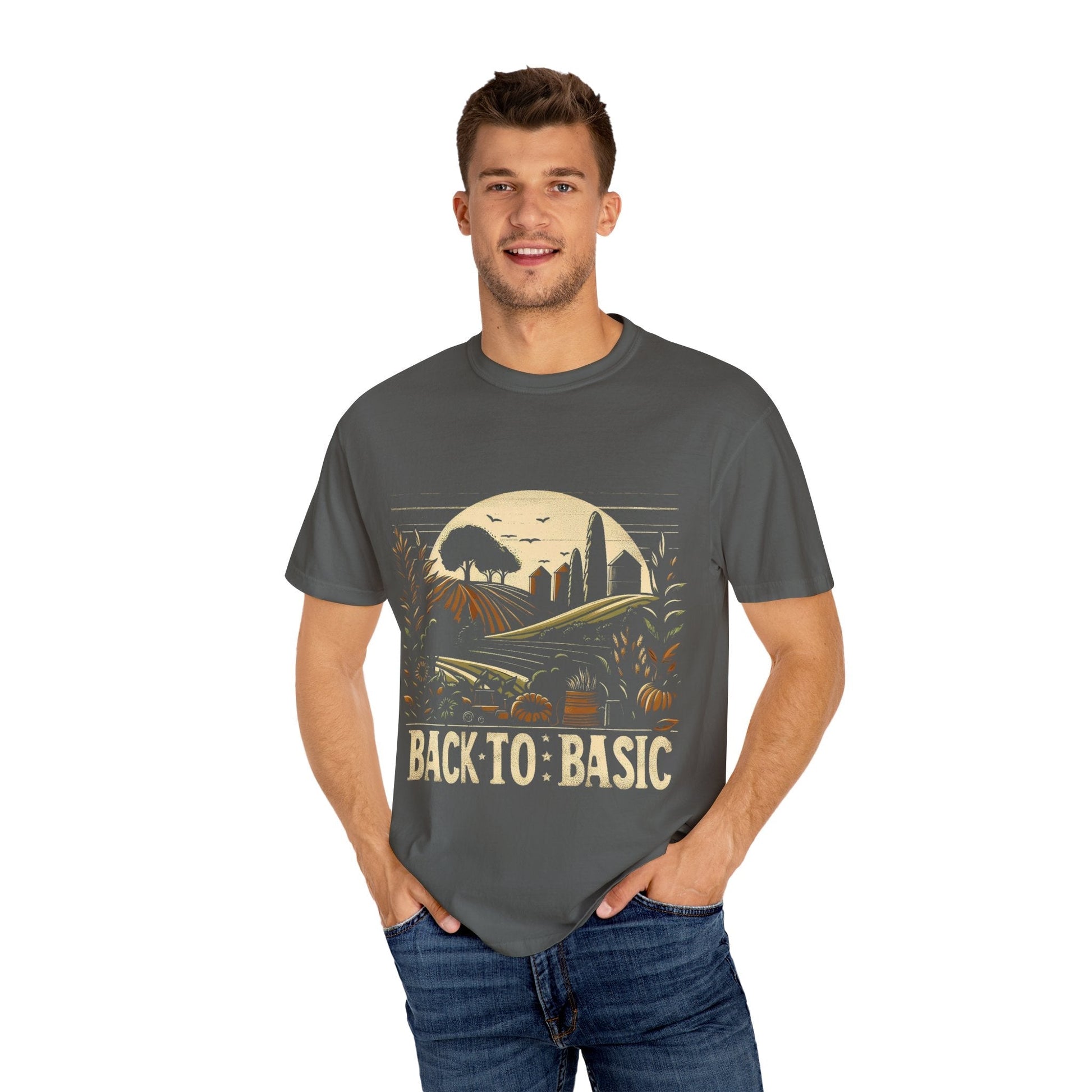 Unisex Garment-Dyed T-shirt - Back To Basic Ethically Made for Comfort