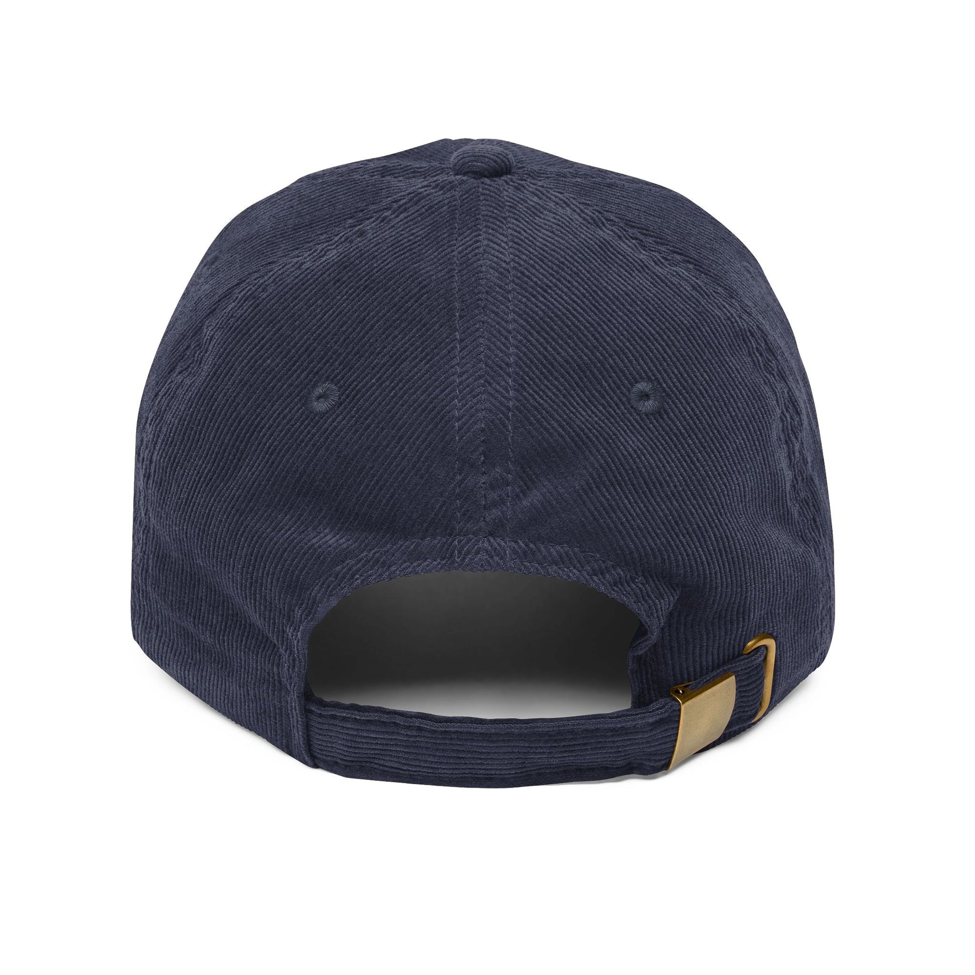 Vintage Corduroy Cap with Embroidery - Stylish Retro Hat for Every Occasion