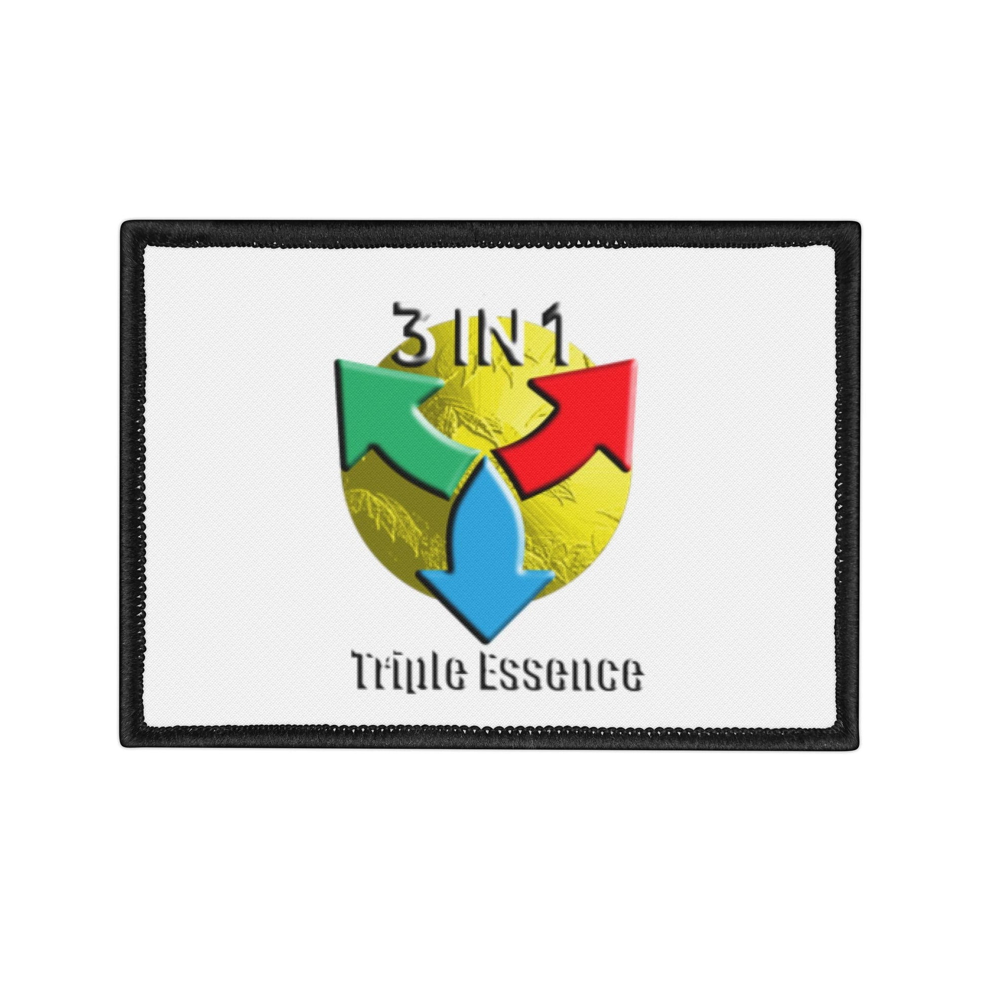 Iron-On Patches 3 in 1 Durable DIY Style in 4 Unique Shapes