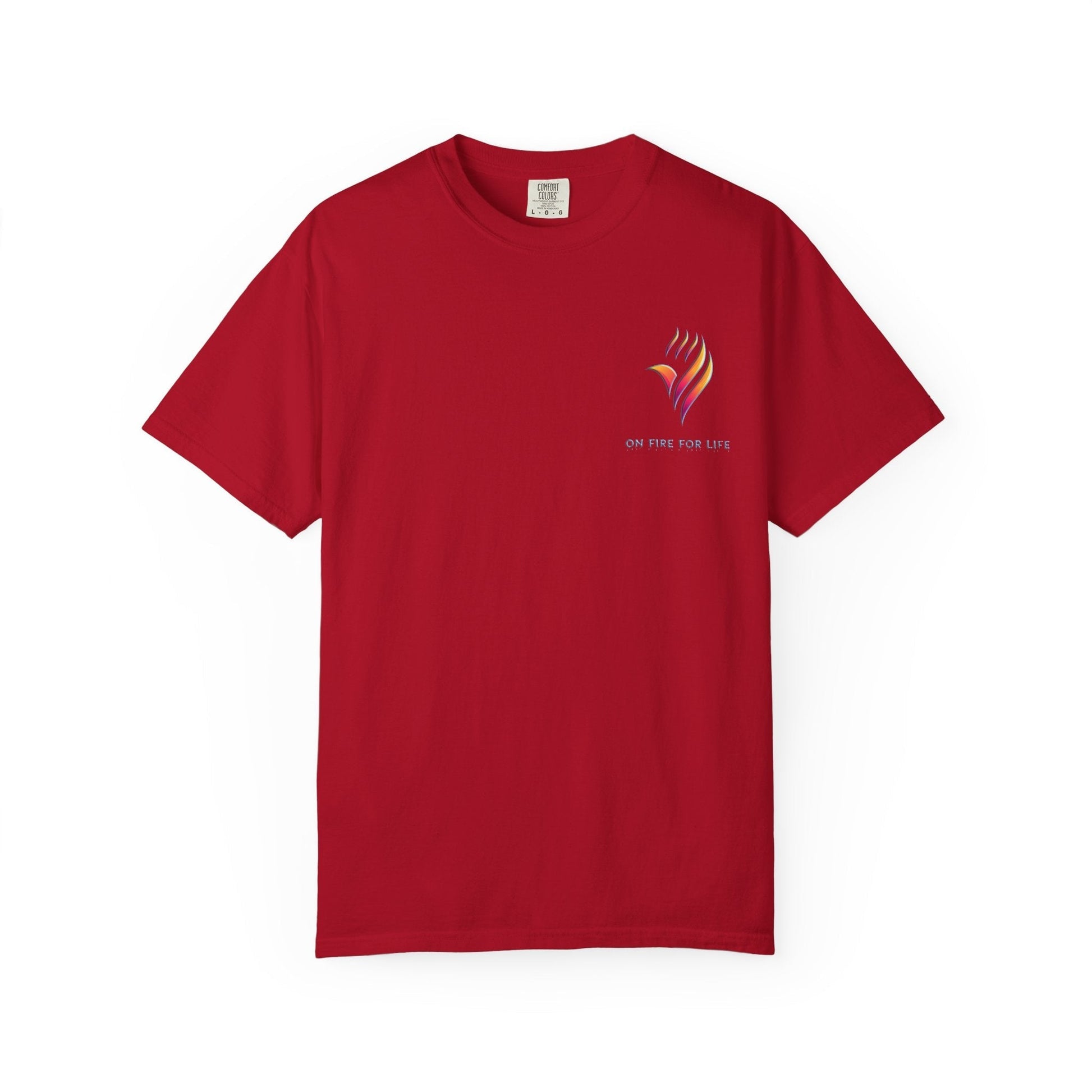 Unisex Garment-Dyed T-shirt - On Fire for Life Ethically Made