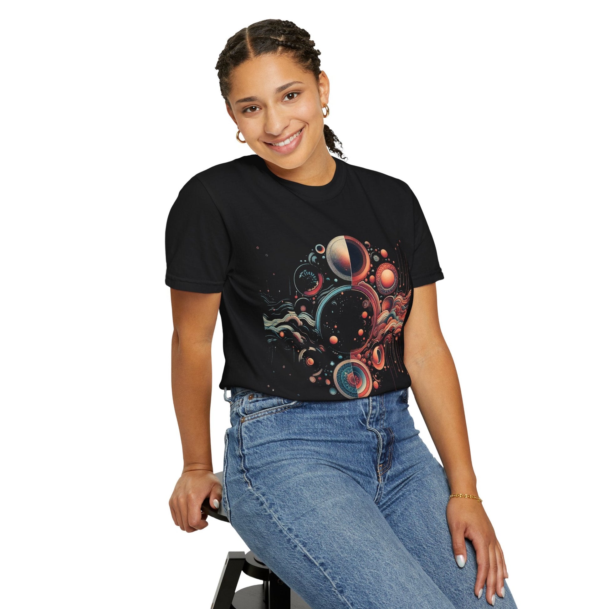 Cosmic Vibes Unisex Garment-Dyed t-shirt - This to Will Pass