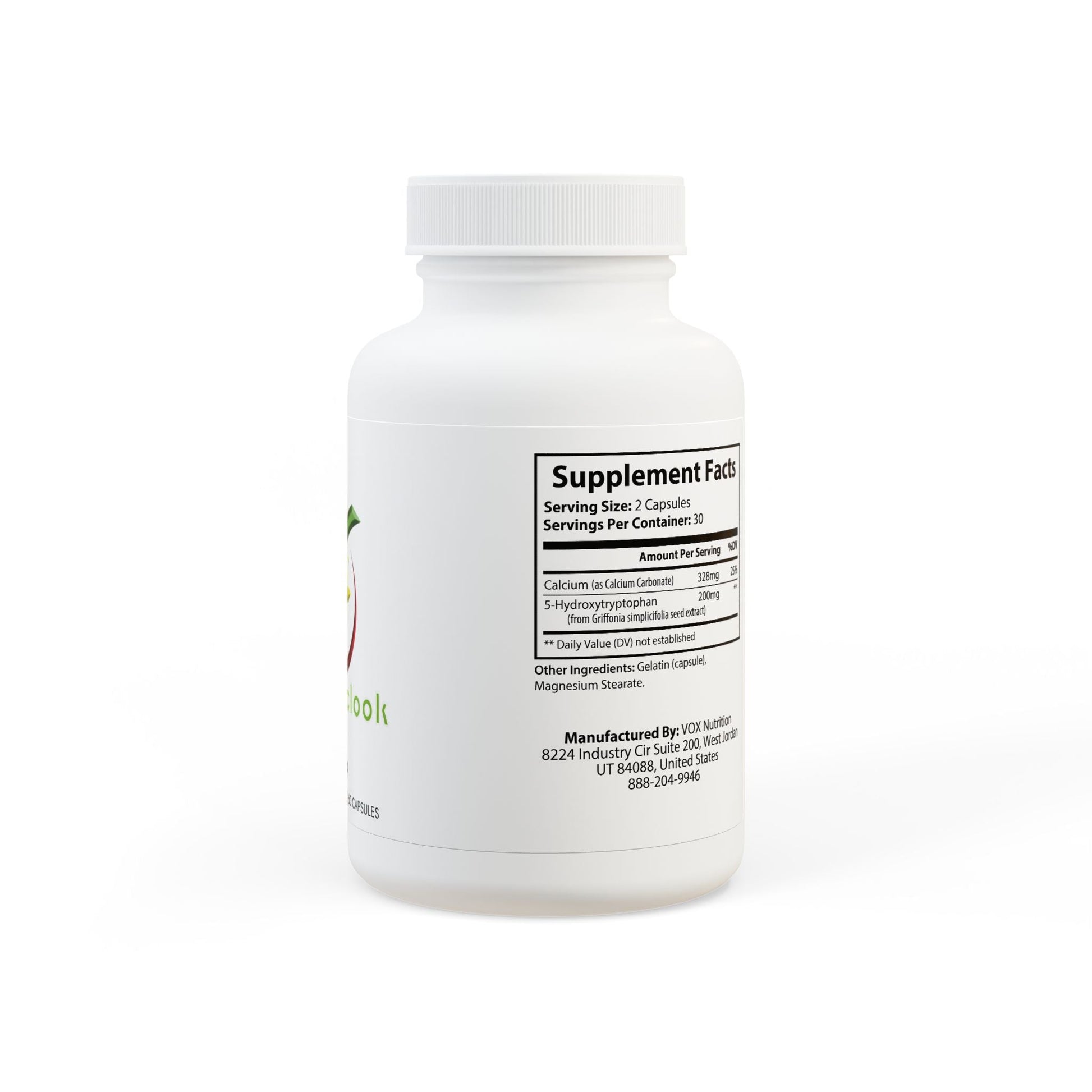 5-HTP Supplement for Sleep Support - 60 Capsules USA Made Quality