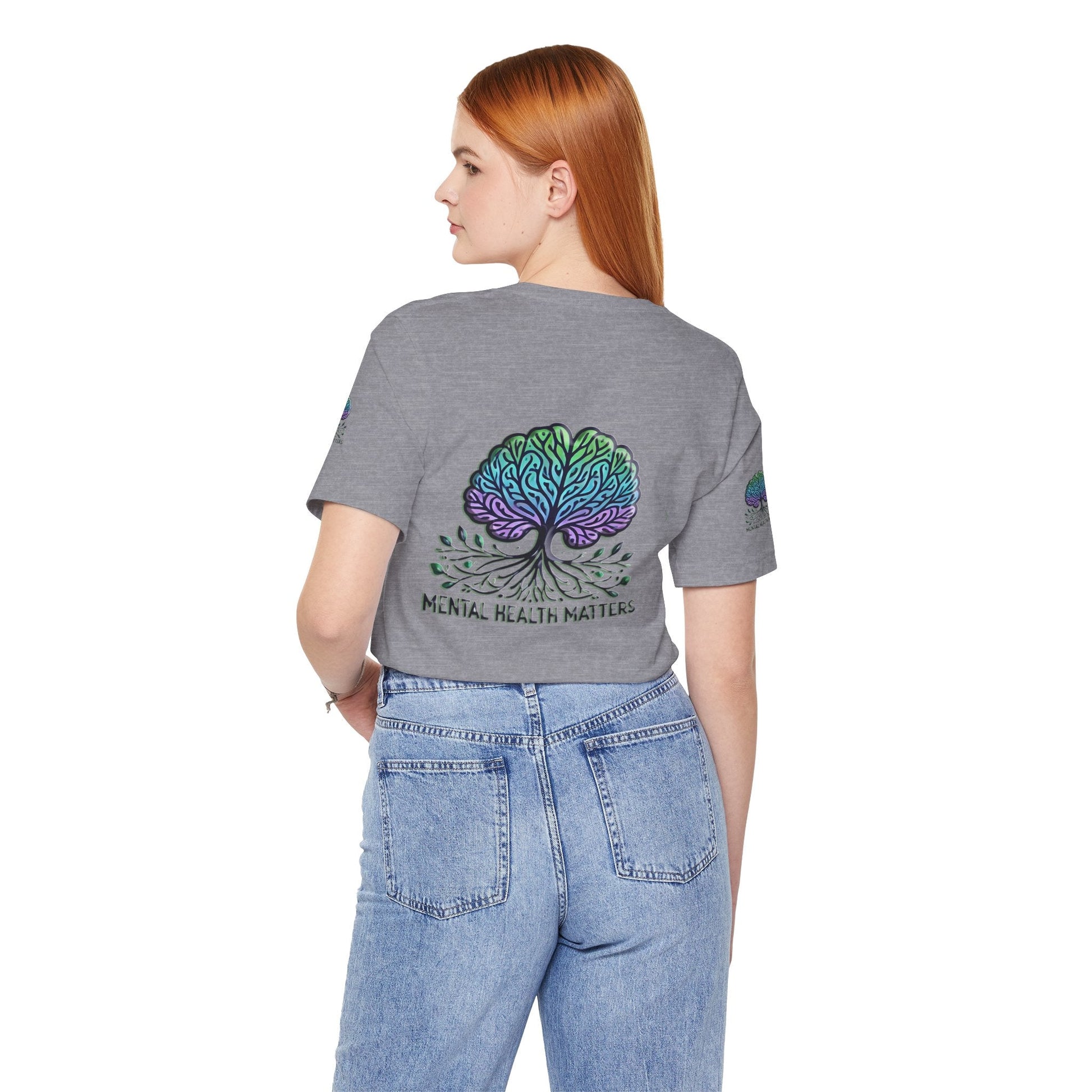 Unisex Jersey Short Sleeve T-shirt – Mental Health Matters Soft Comfy