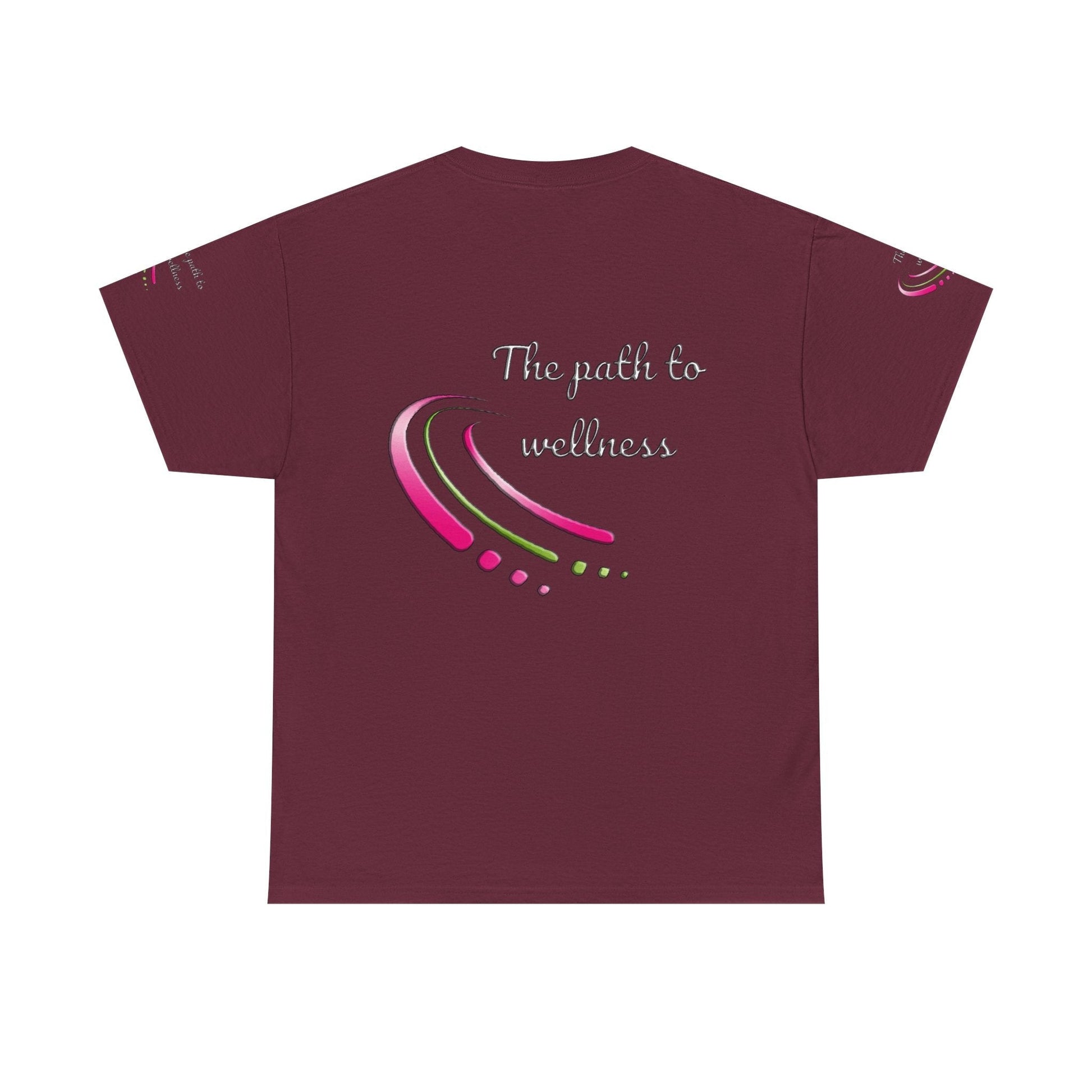 Unisex Welllness Heavy Cotton T-shirt - The Path To Wellness  Everyday