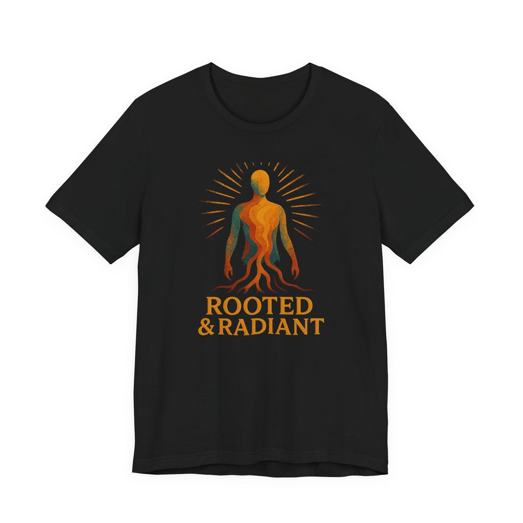 Rooted and Radiant T-shirt | Nature-Inspired Unisex Short Sleeve Tee