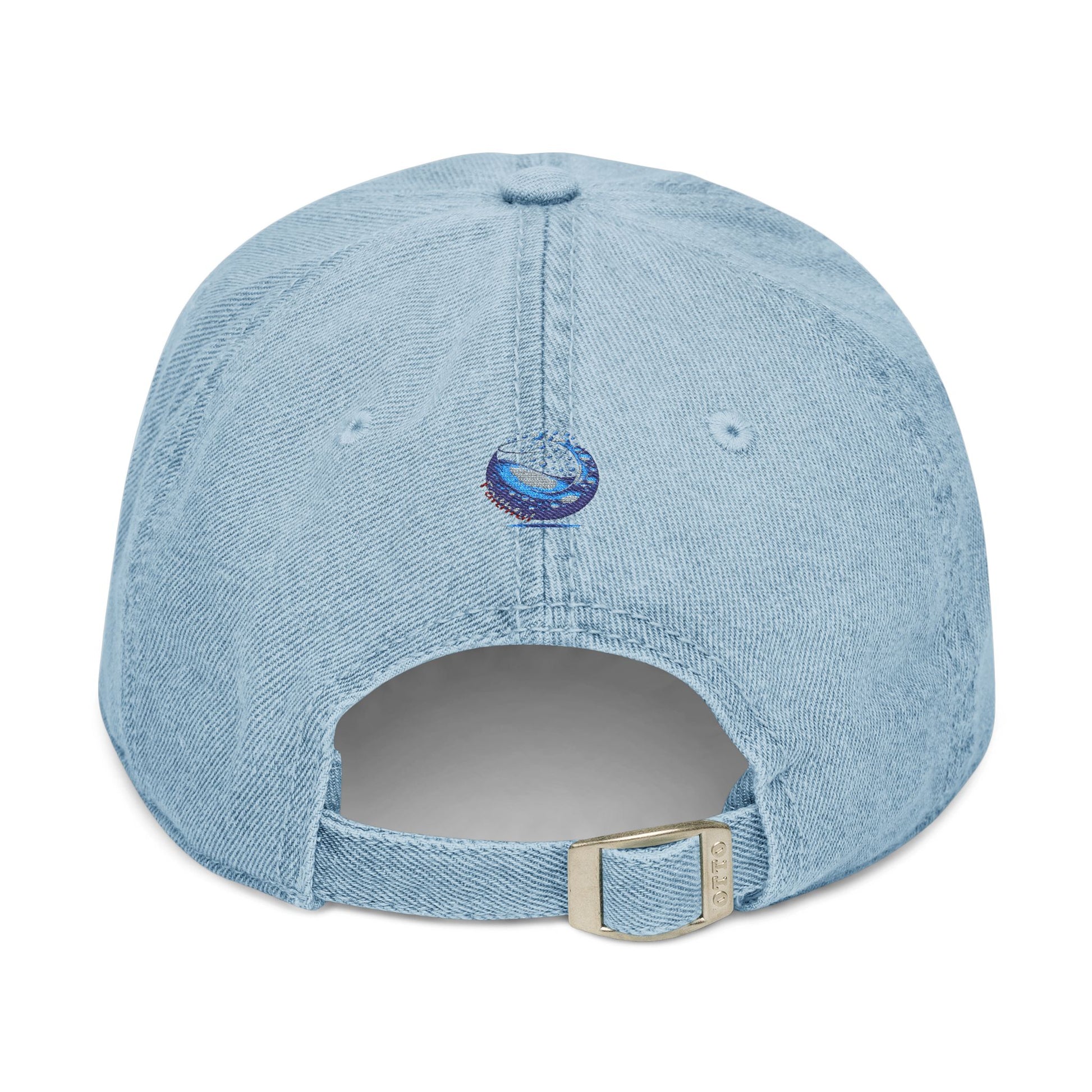 Denim Hat Faithful - Stylish Embroidered Cap Vintage-Inspired Style