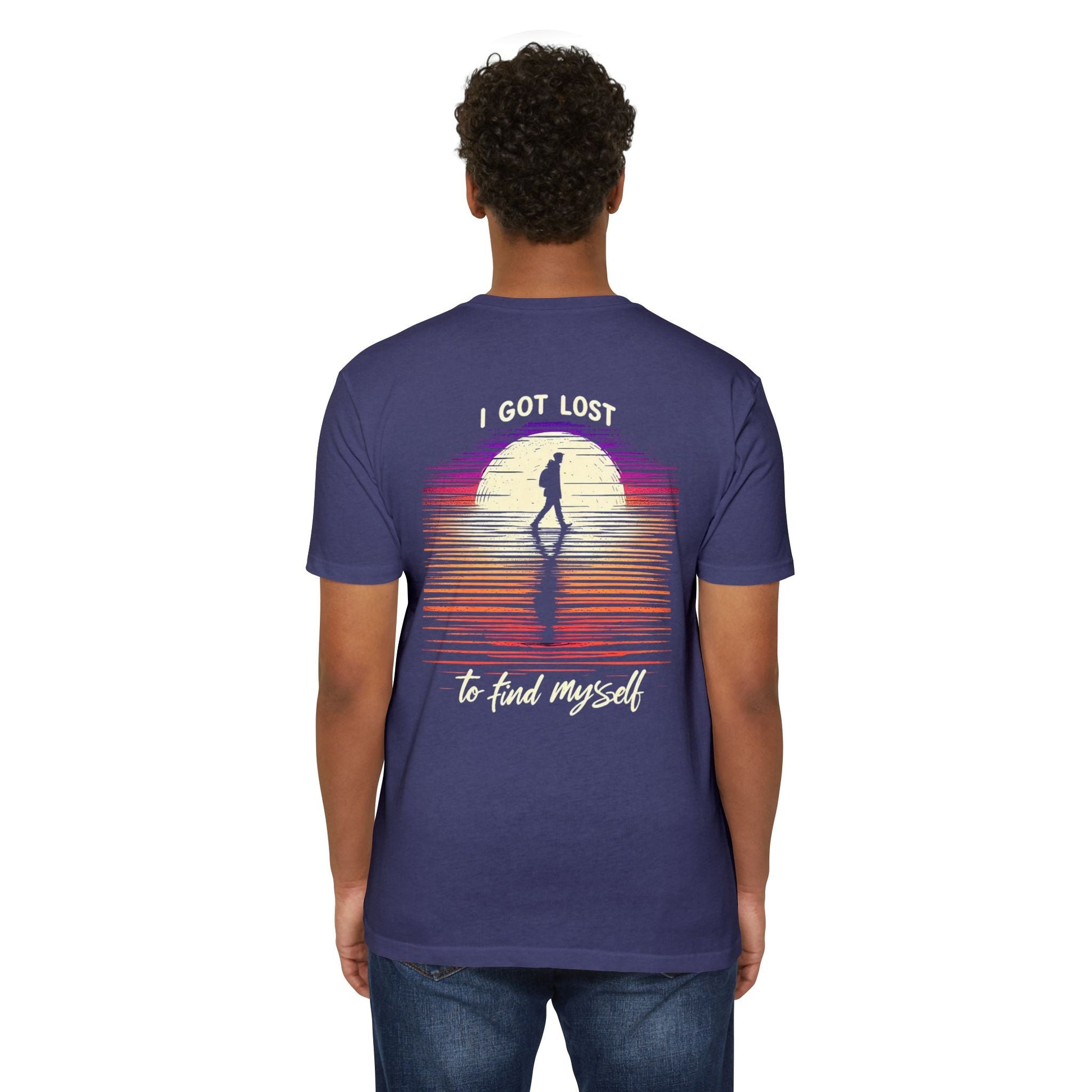 Unisex T-Shirt Lost to Find - Stylish Casual Inspirational Quote Shirt