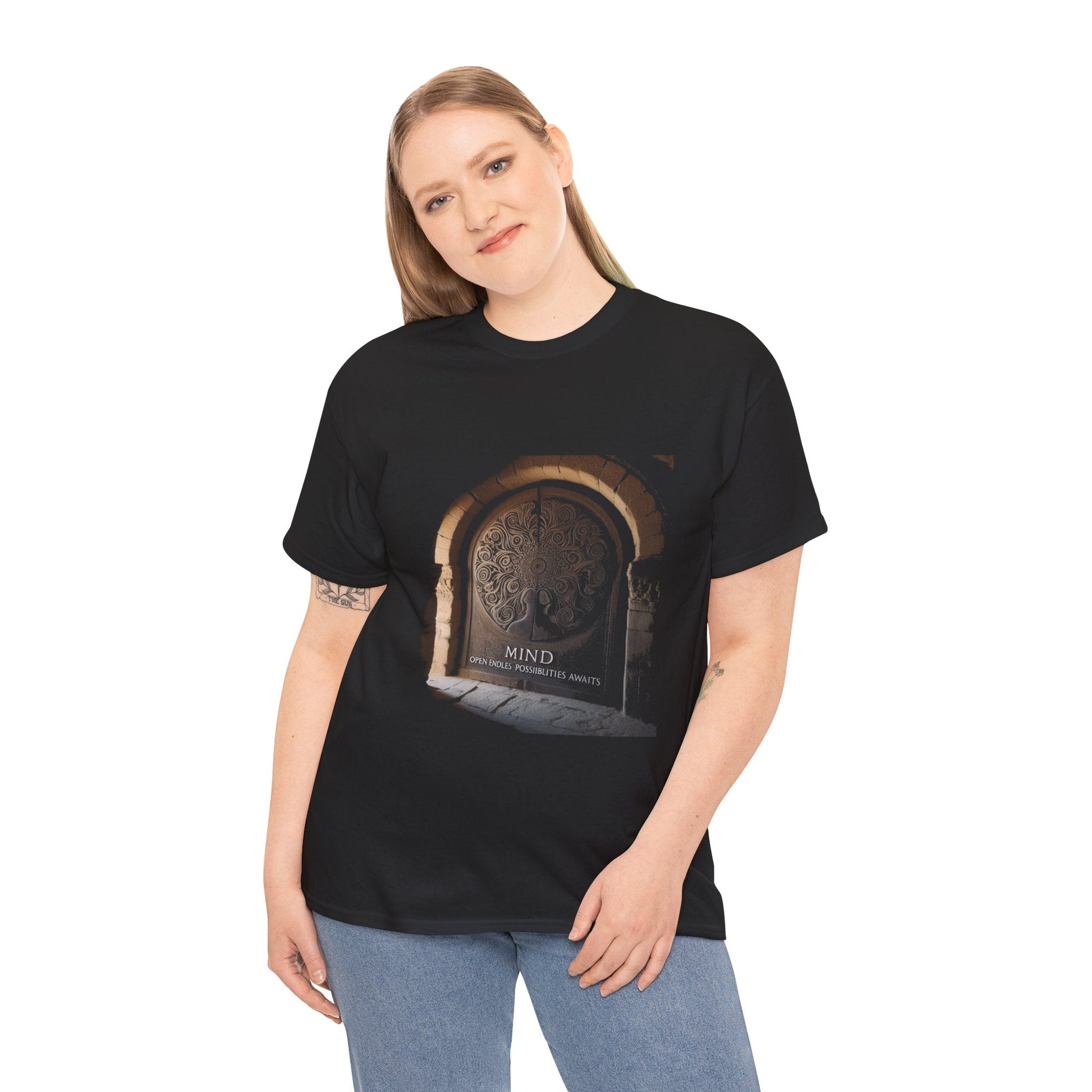 Unisex Heavy Cotton T-shirt - Endless Possibilities Awaits