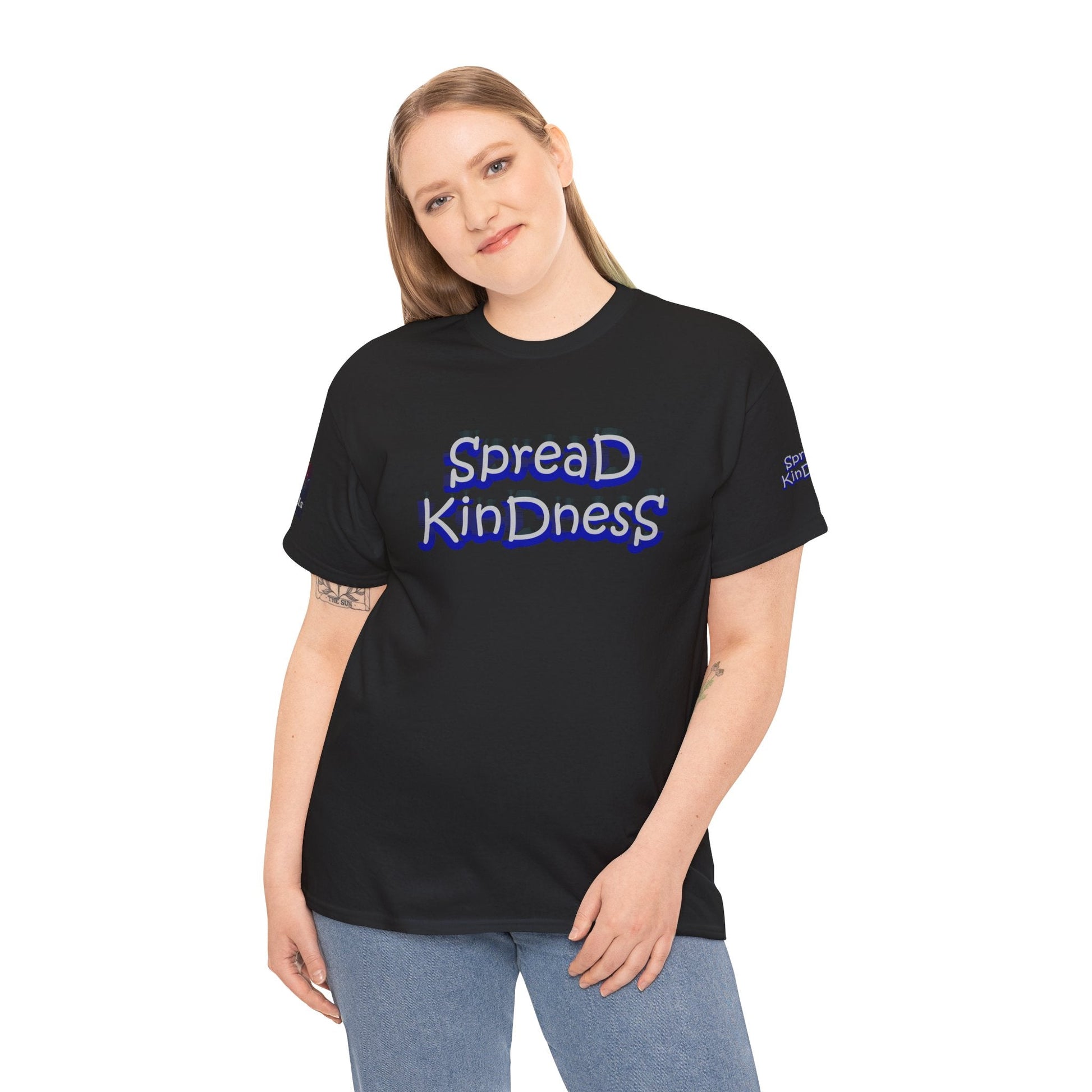 Unisex Heavy Cotton T-shirt - Spread Kindness - Kindness Is Free