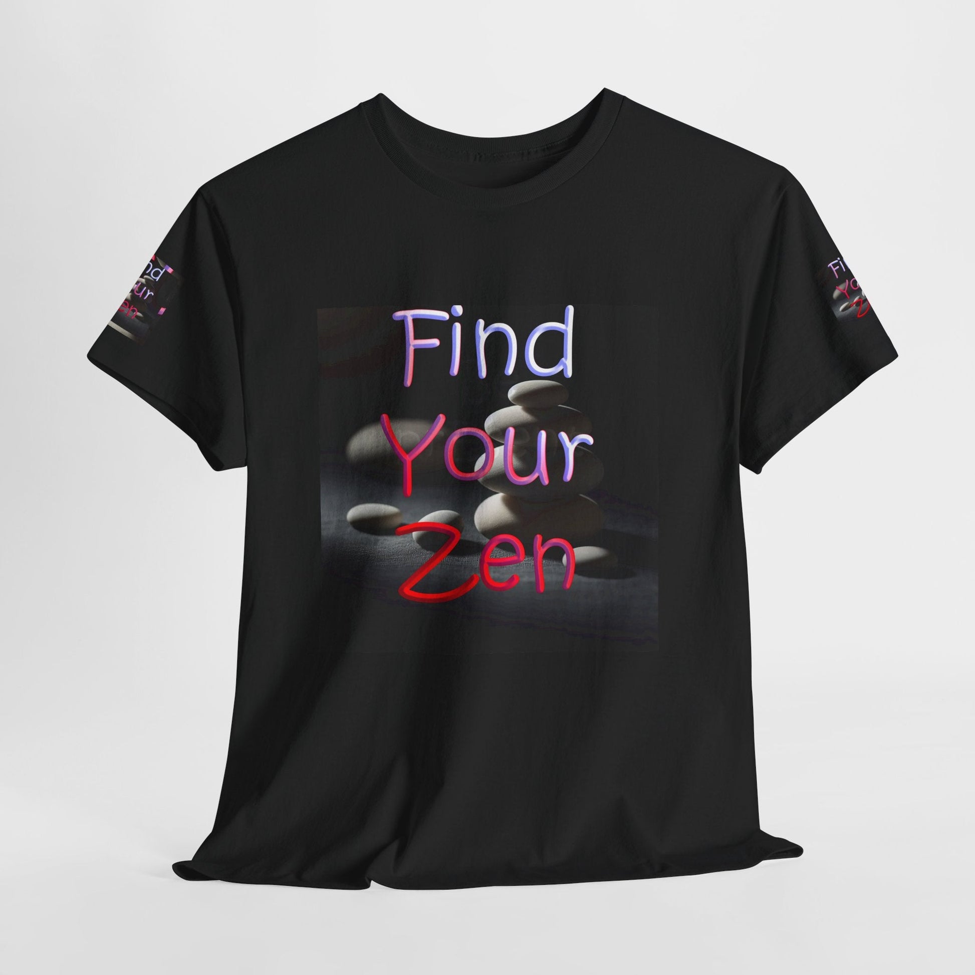 Unisex Heavy Cotton t-shirt Find Your Zen t-shirt for Comfort