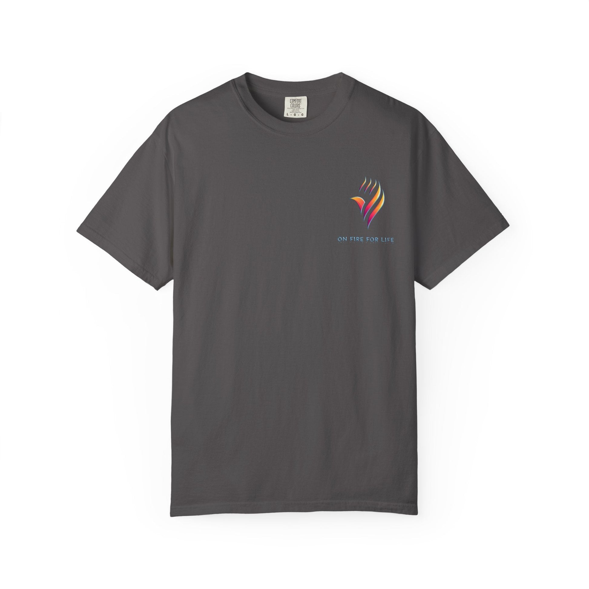 Unisex Garment-Dyed T-shirt - On Fire for Life Ethically Made