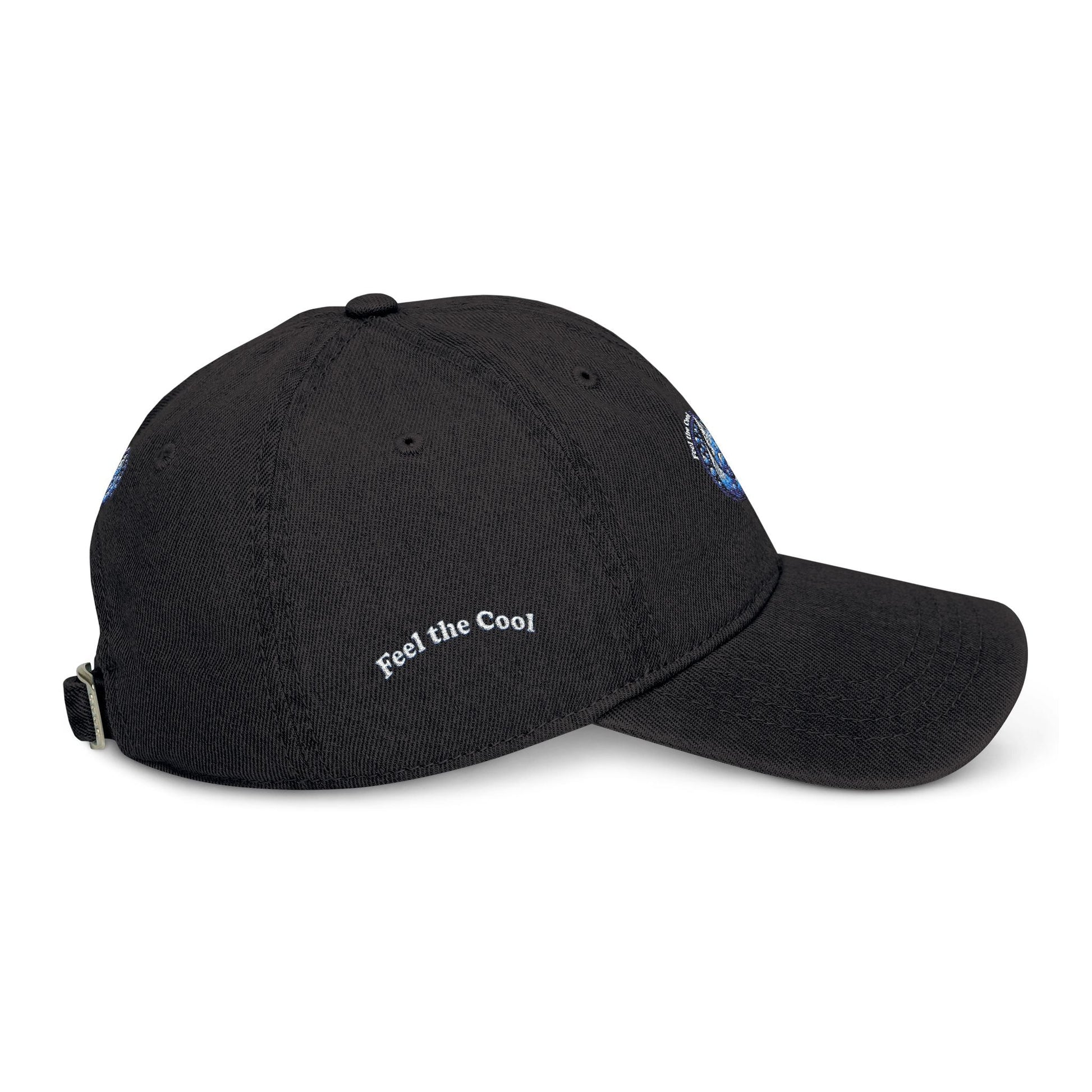 Embroidered Denim Hat – Cove Design for Nature Lovers Feel the Cool