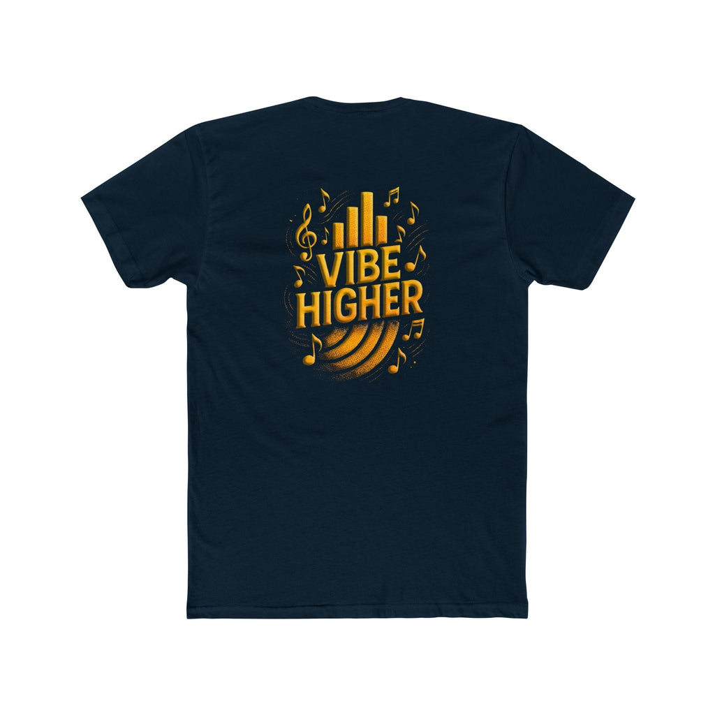Vibe Higher Crew T-Shirt - Everyday Casual Wear, Unisex Cotton Shirt