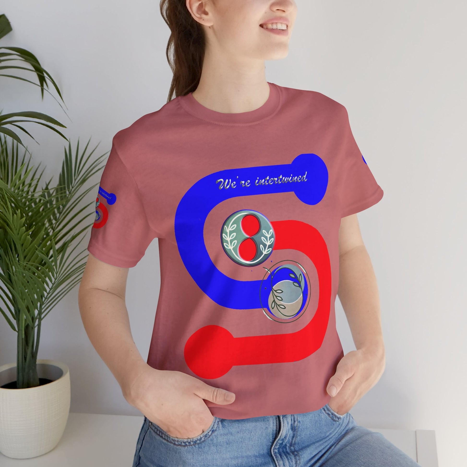 Unisex Jersey Short Sleeve T-shirt - We're Interconnected