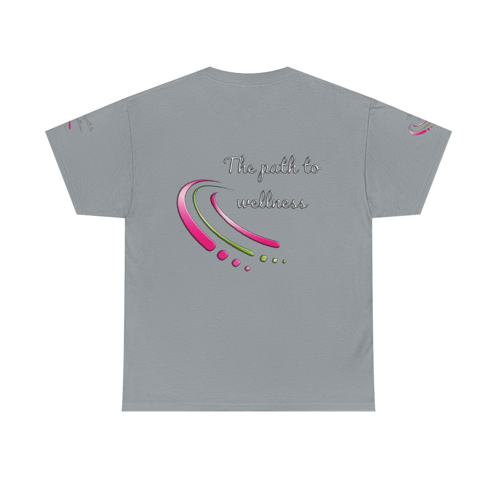 Unisex Welllness Heavy Cotton T-shirt - The Path To Wellness  Everyday