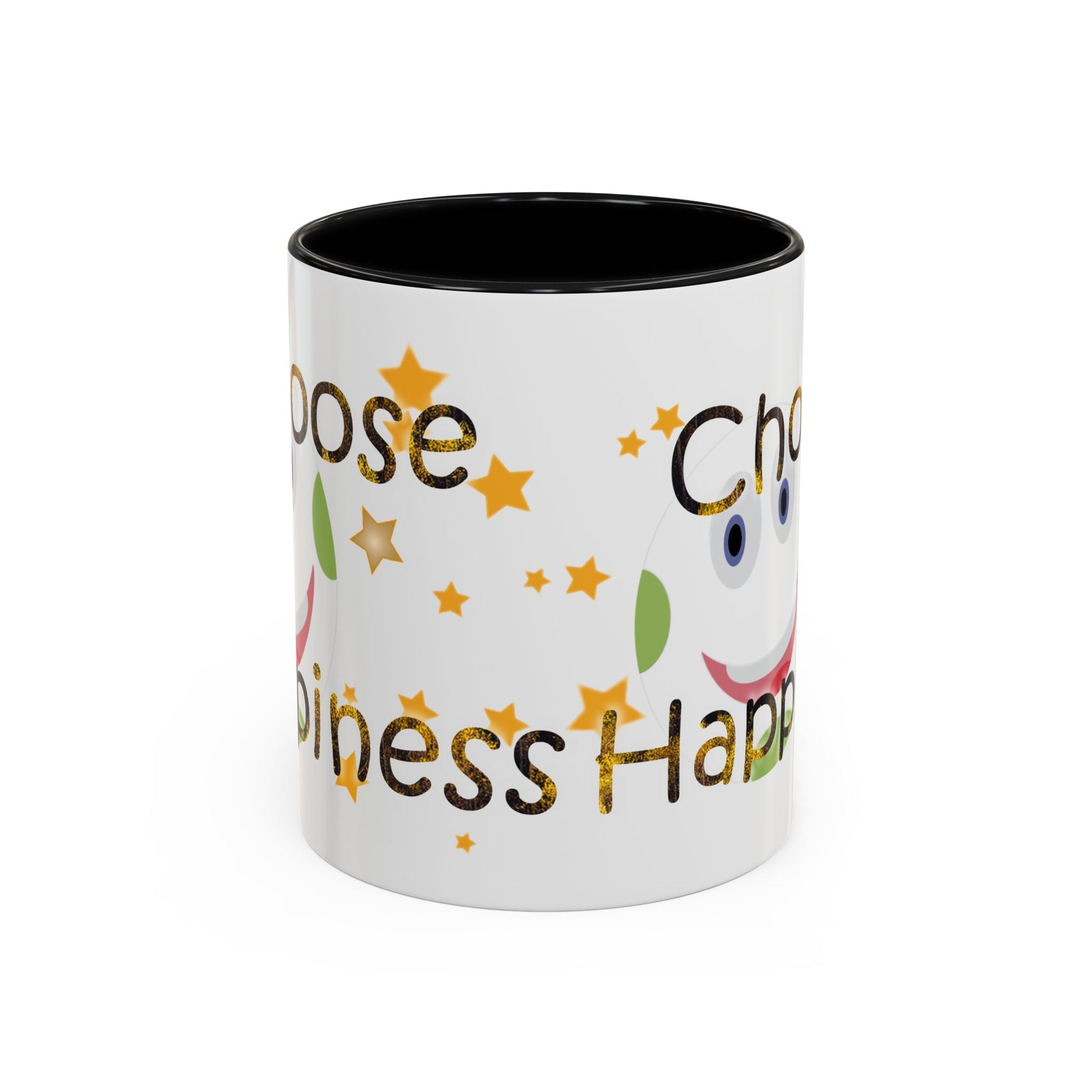 Accent Coffee Mug - Stylish Ceramic Mug 11 & 15oz Bold Color Contrast