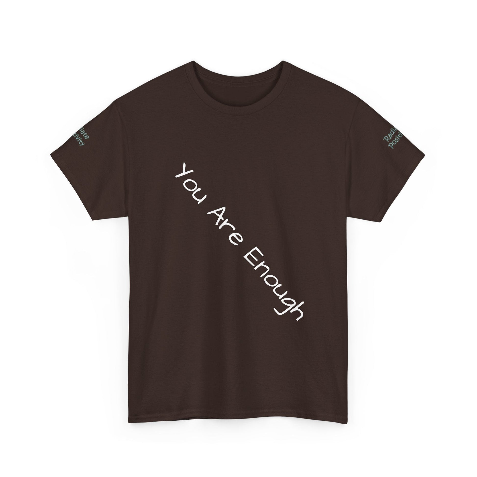 Unisex Heavy Cotton T-shirt - You Are Enough - Radiate Positivity
