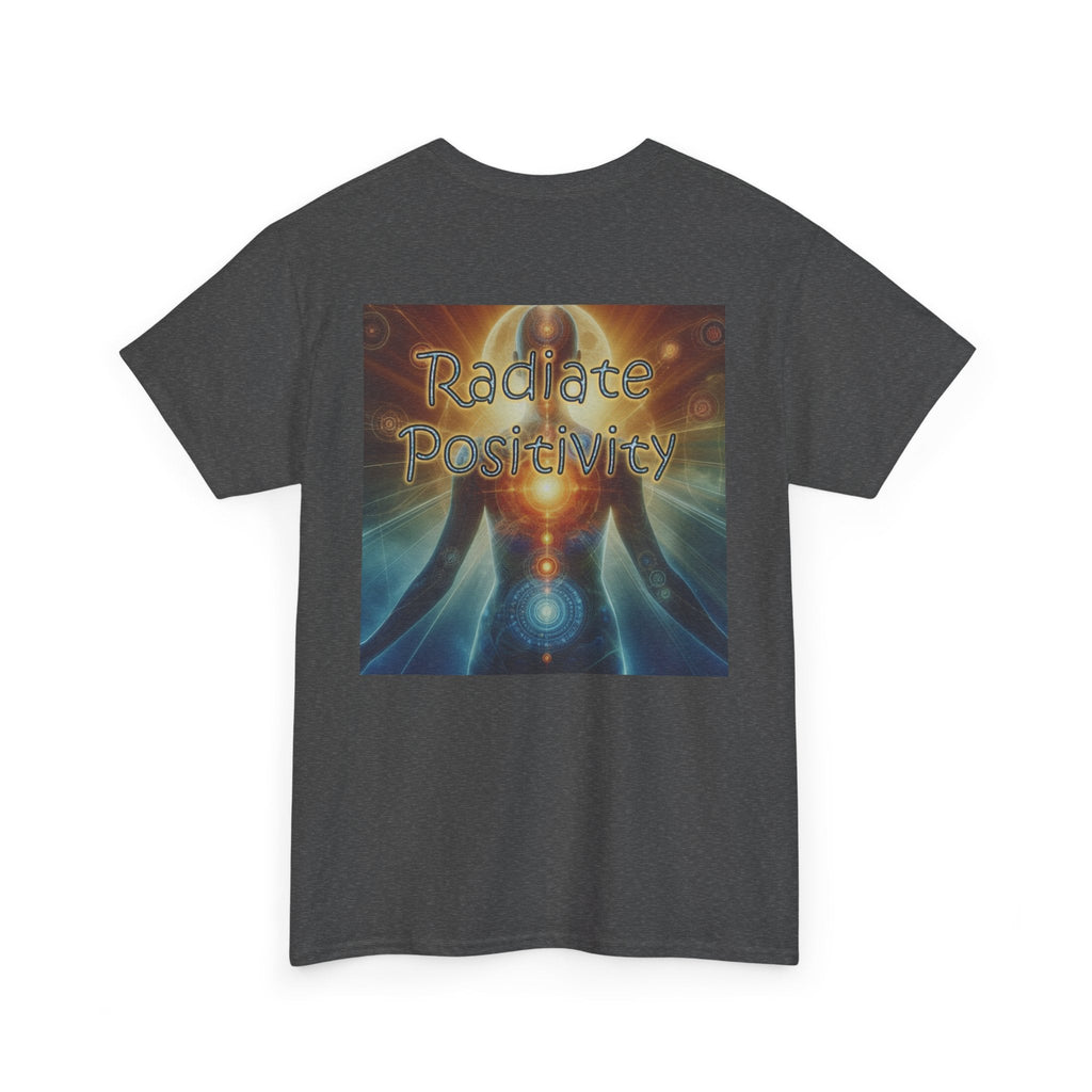 Unisex Heavy Cotton T-shirt - Radiate Positivity Its Free