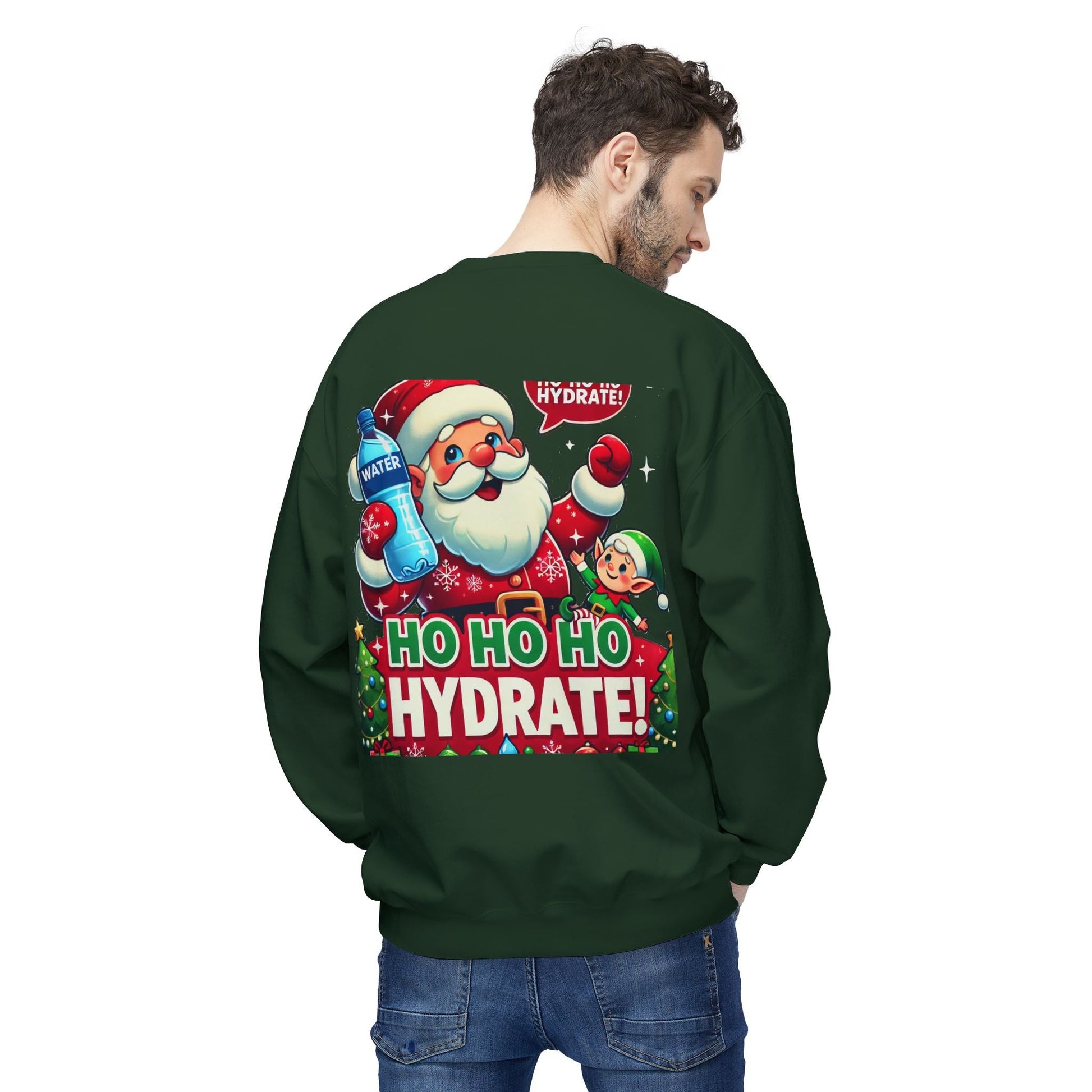 Unisex Midweight Softstyle Fleece - Crewneck Sweatshirt Ho Hydrate