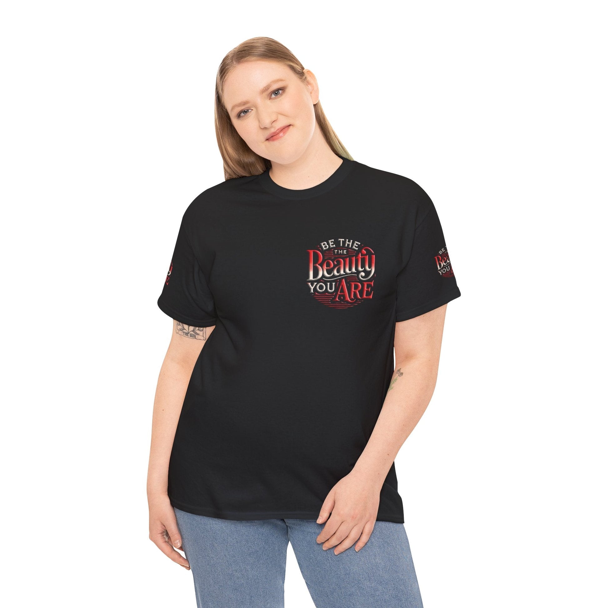 Unisex Heavy Cotton T-shirt - Be the Beauty You Are  Classic & Comfy