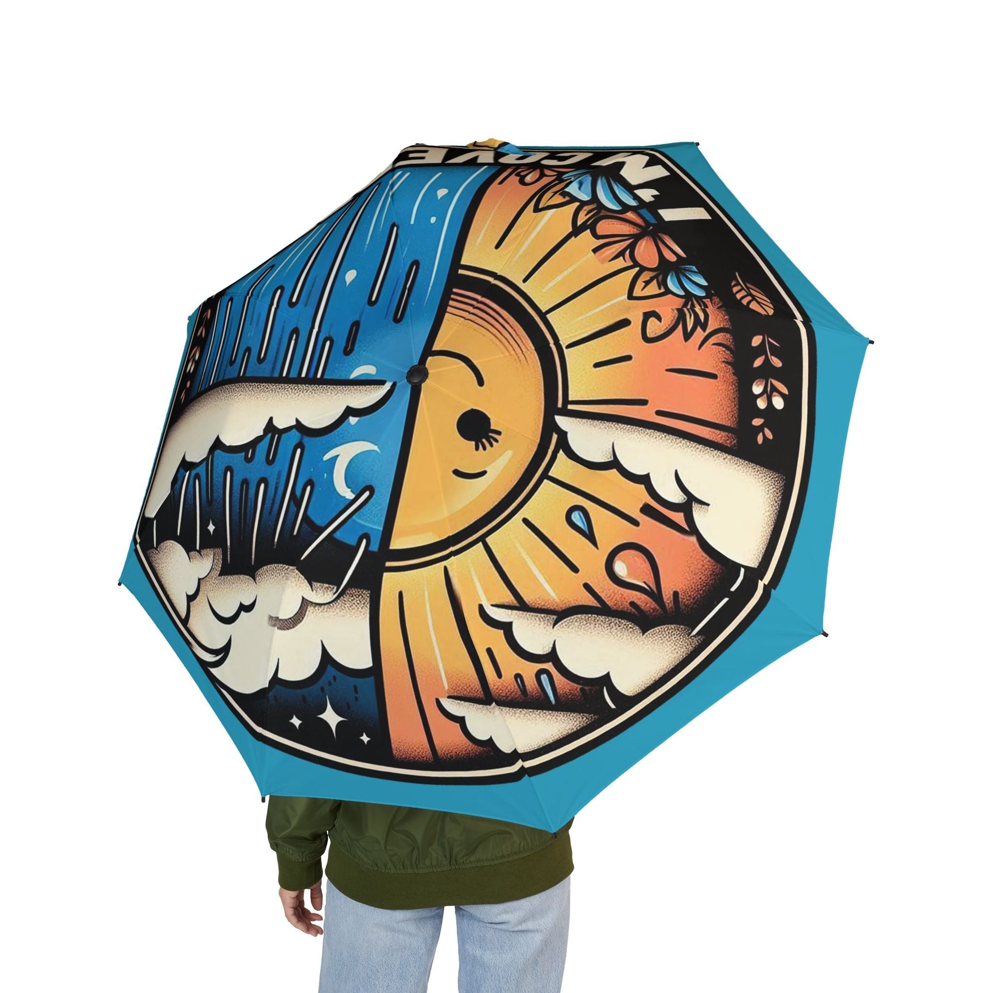 Semi-Automatic Foldable Umbrella – Durable & Sleek Design I am Covered