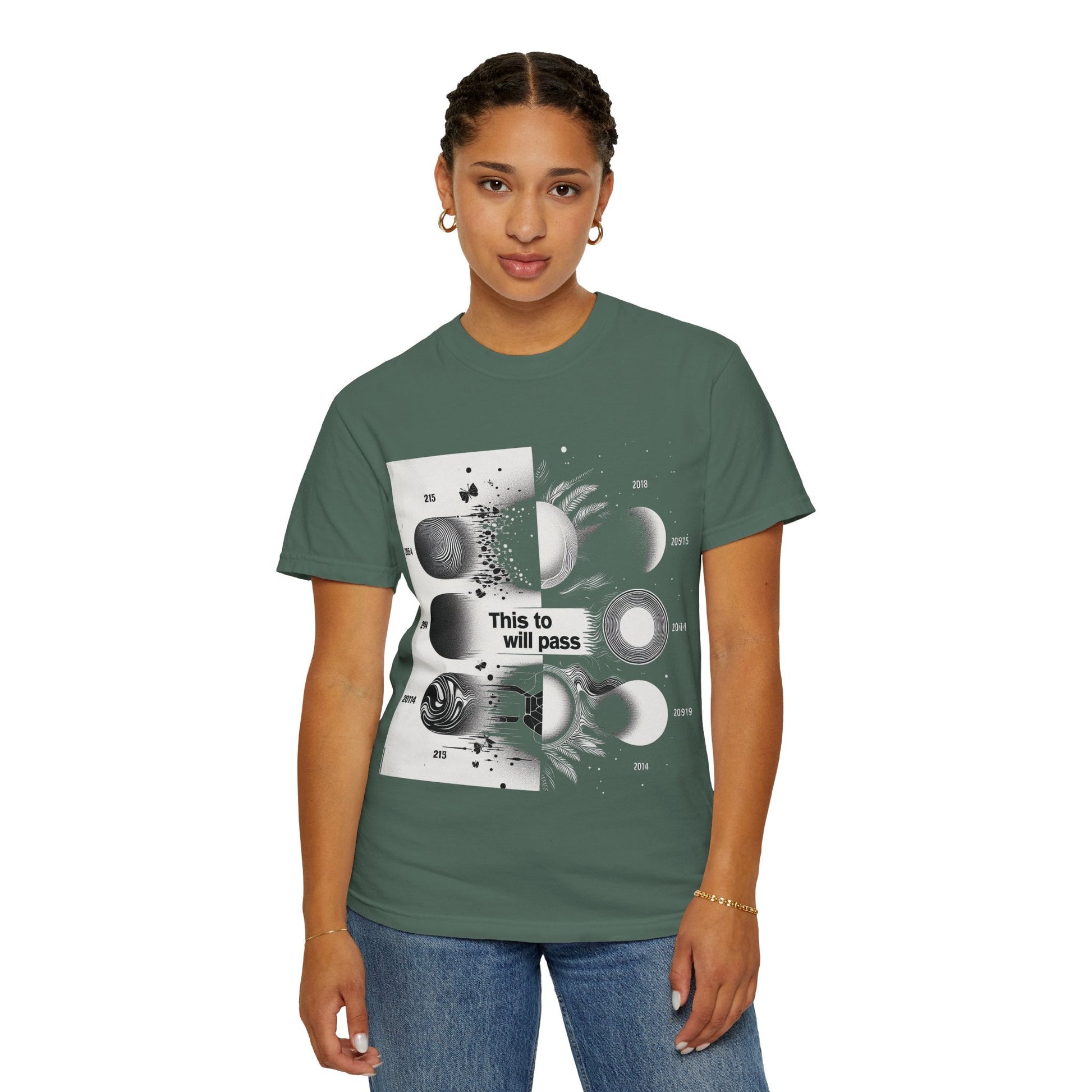 Unisex Garment-Dyed T-shirt This Too Shall Pass - Be Faithful