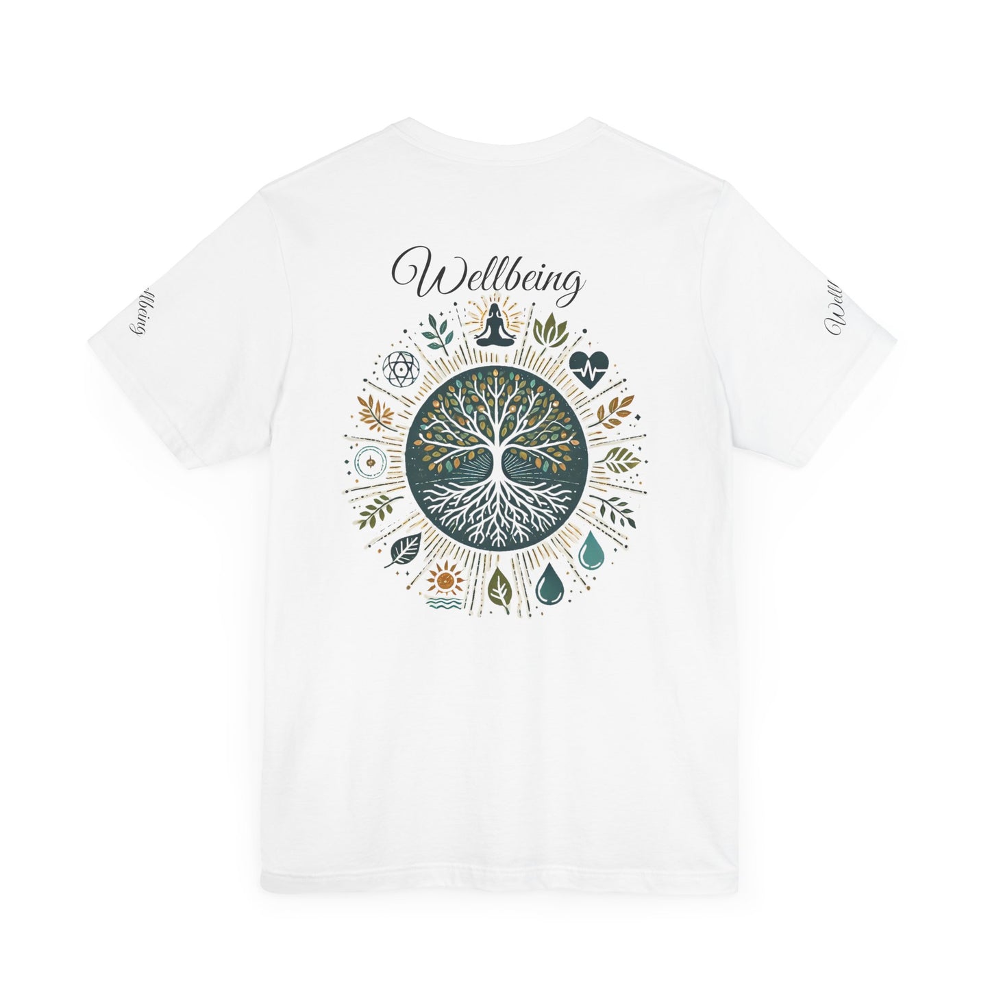 Unisex Jersey Short Sleeve Tee " Wellbeing Line Art"