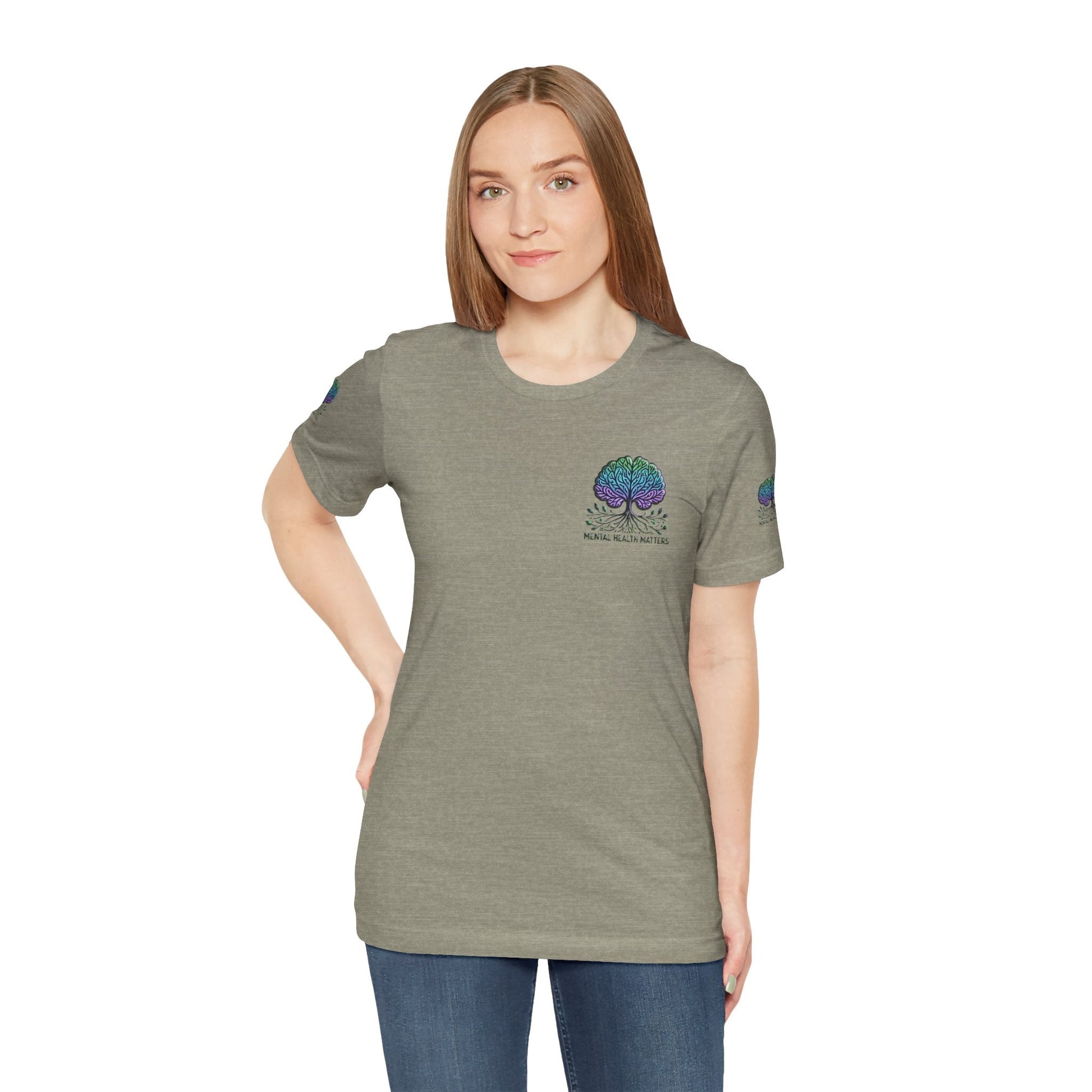 Unisex Jersey Short Sleeve T-shirt – Mental Health Matters Soft Comfy