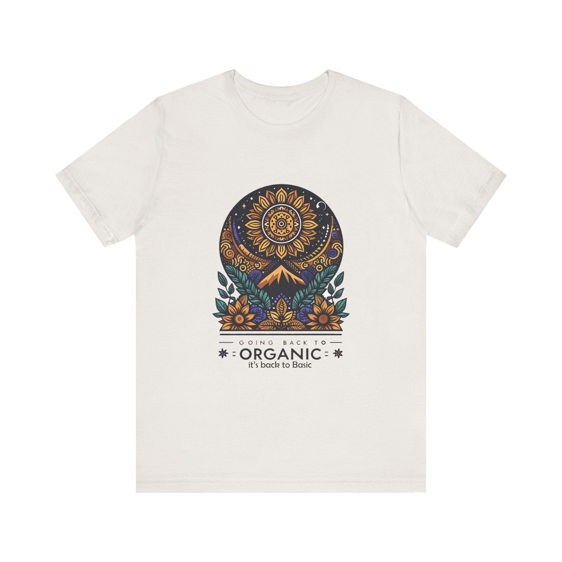 Unisex Jersey Short Sleeve T-shirt - Going Back to Basic Going Organic