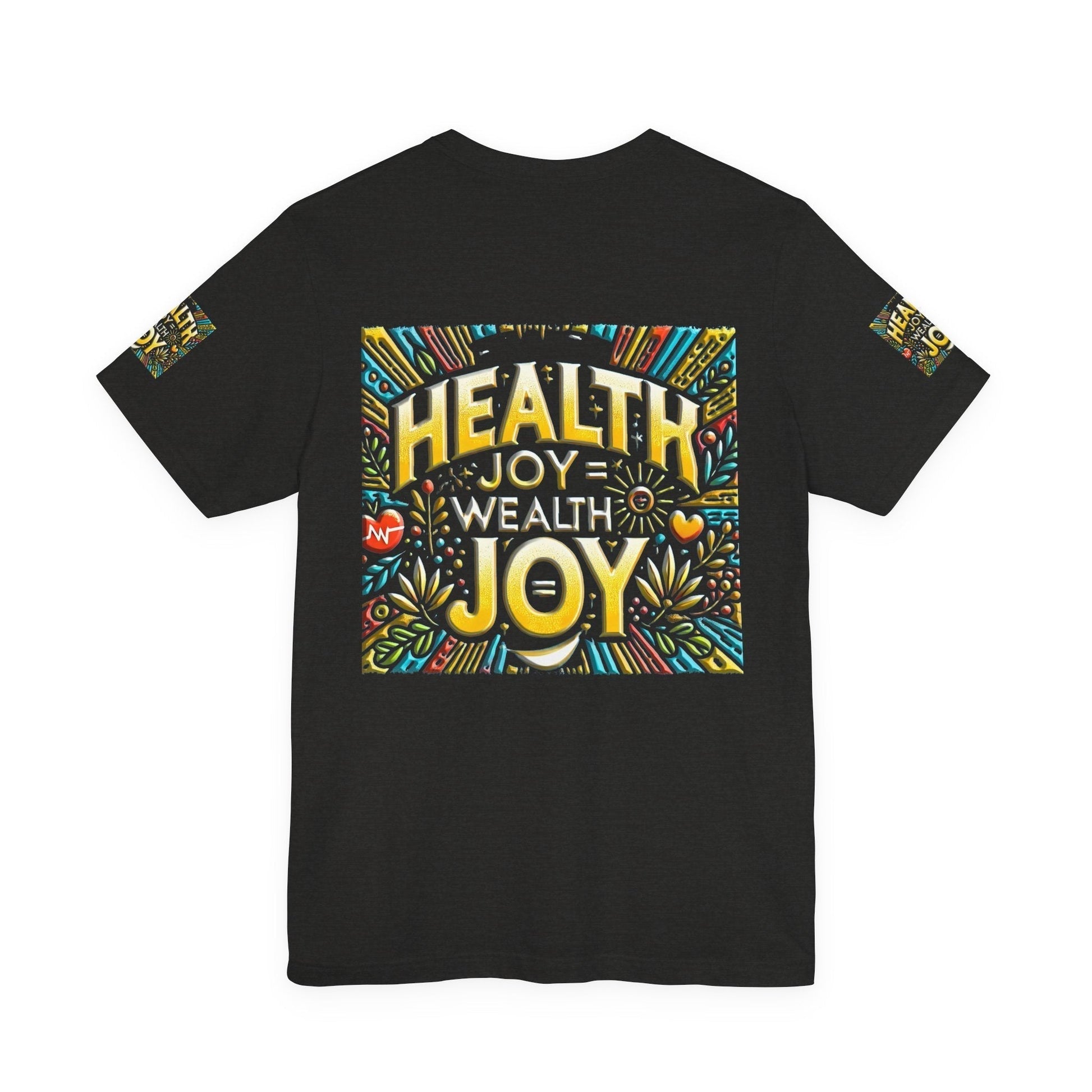 Unisex Jersey Short Sleeve T-shirt – Health Joy - Wealth Joy | Comfy Fit