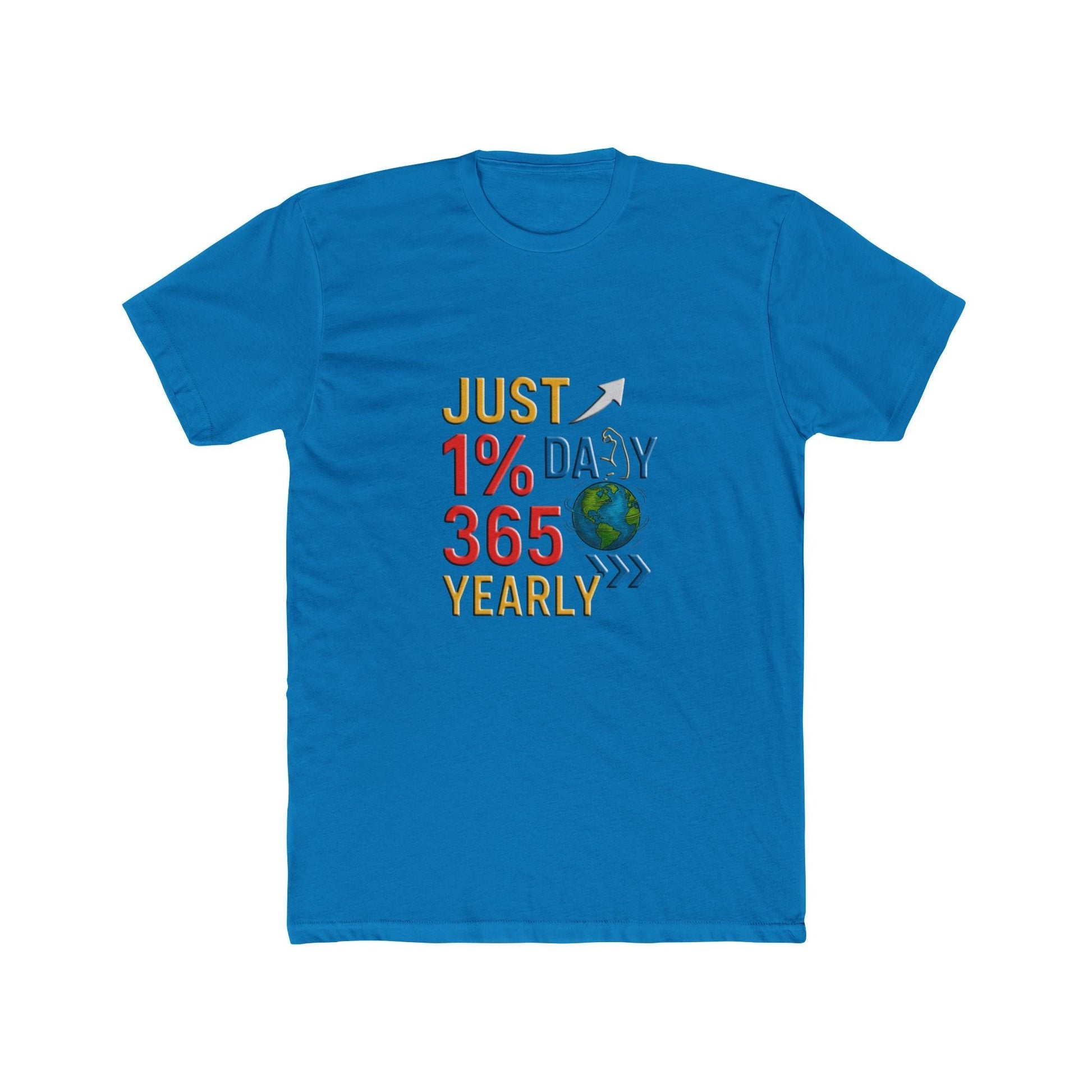 Unisex Jersey Short Sleeve T-shirt - Just 1% Daily 365 Yearly